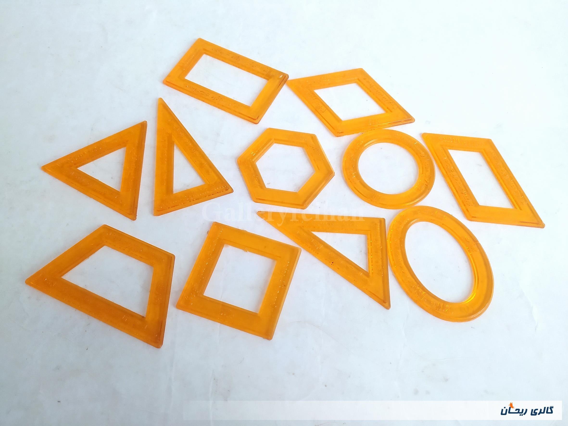 شابلون قدیمی و نوستالژی مدل اشکال هندسی (کد47433)