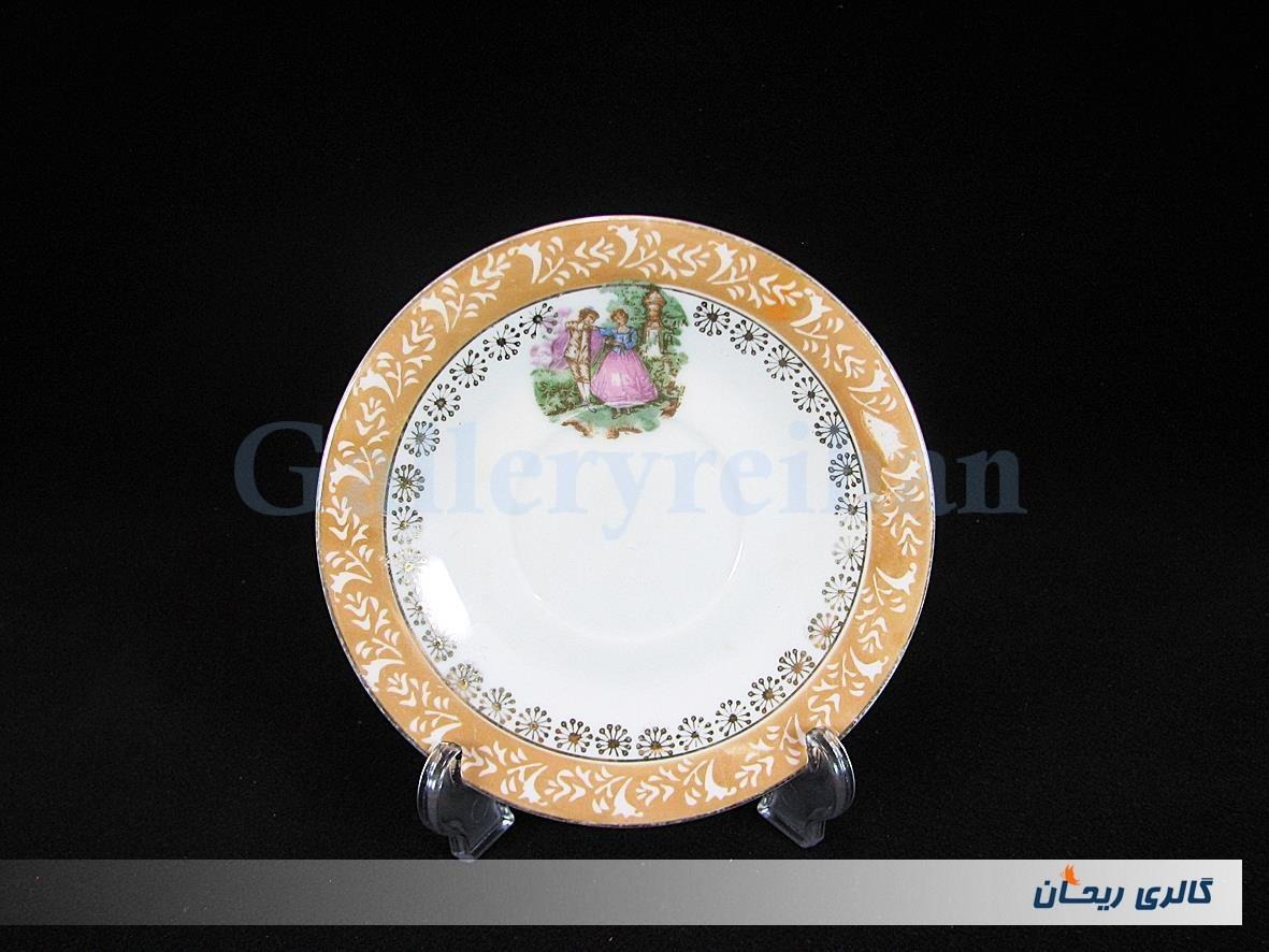 دیوارکوب یا زیر فنجانی لیلی و مجنون قدیمی (3847)