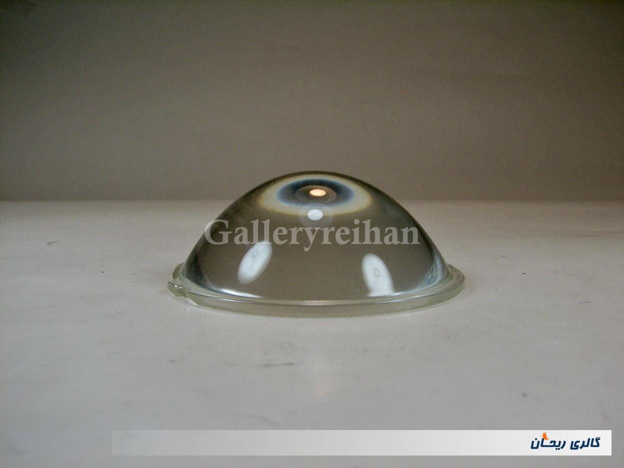 ذره بین قدیمی شیشه ای درشت (کد17503)