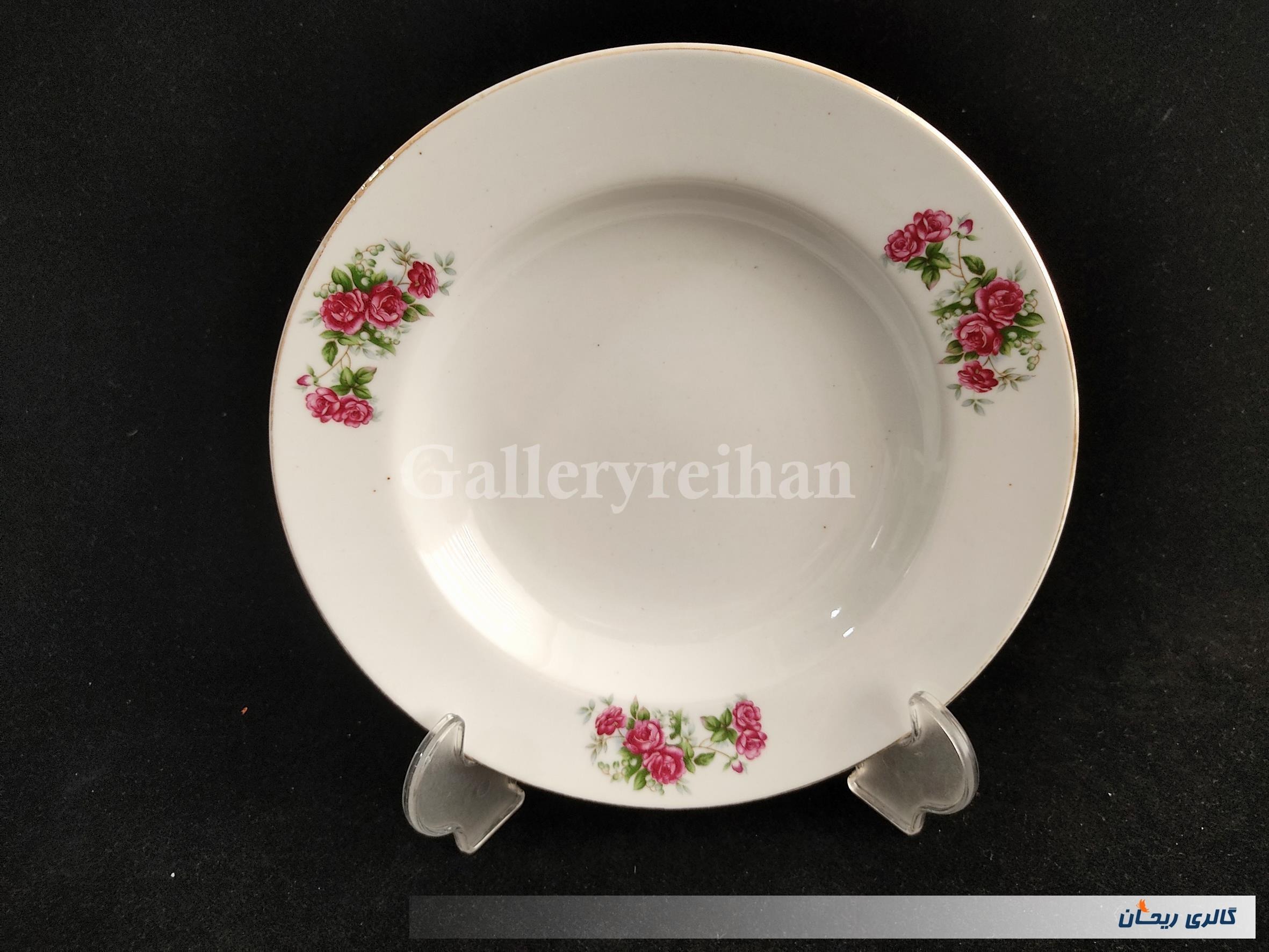 دیوارکوب چینی قدیمی گل سرخی یاماتسو ژاپن (کد47828)