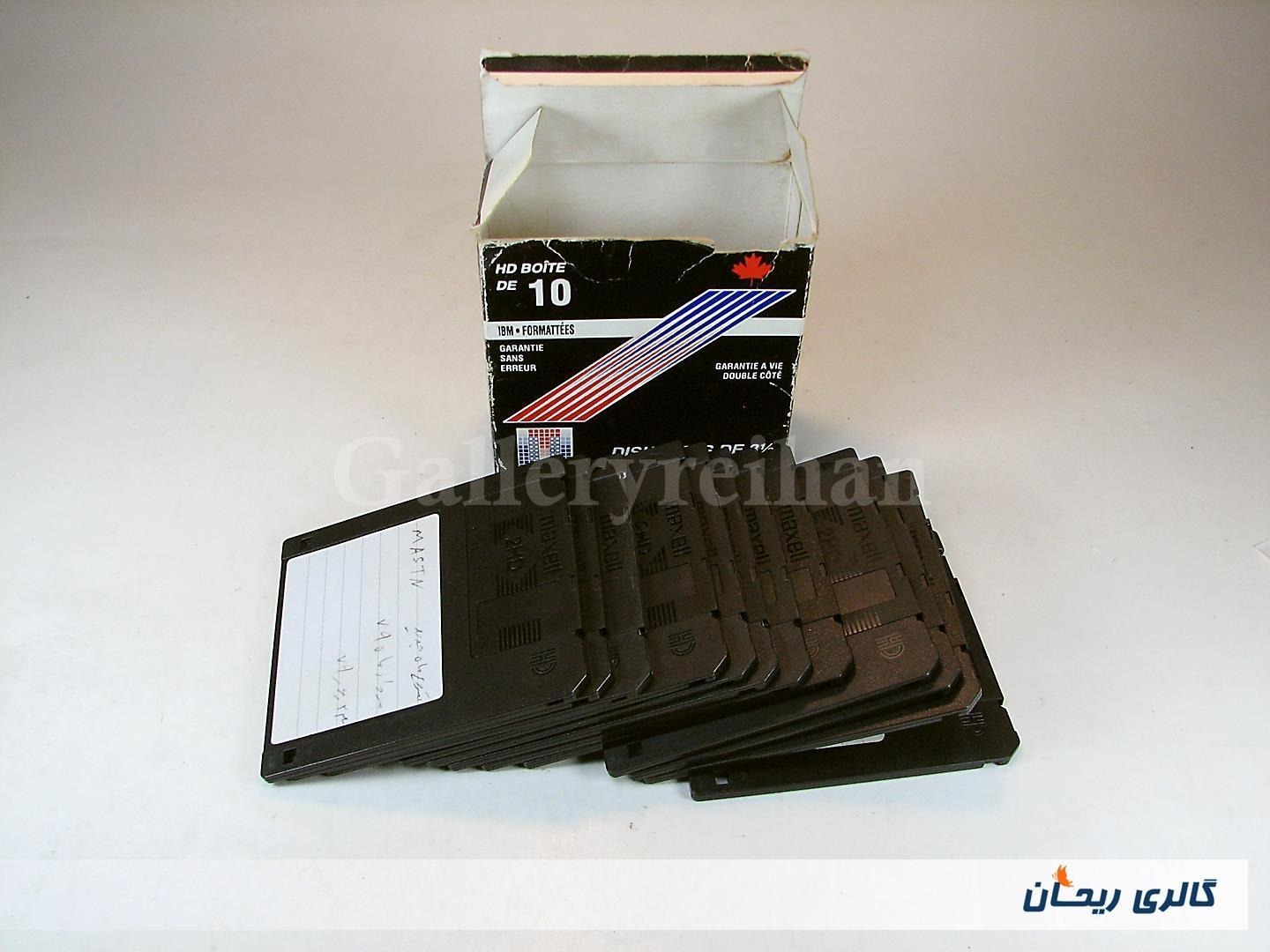 12 عدد فلاپی دکوری قدیمی مختلف (کد12287)