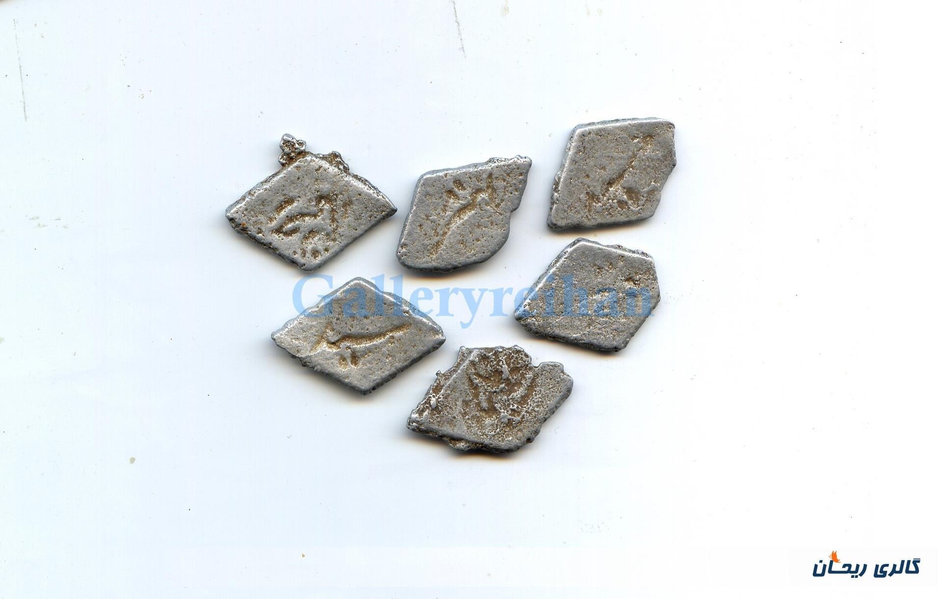 6 عدد ژتون کلکسیونی قدیمی سبک وزن (کد 17697)