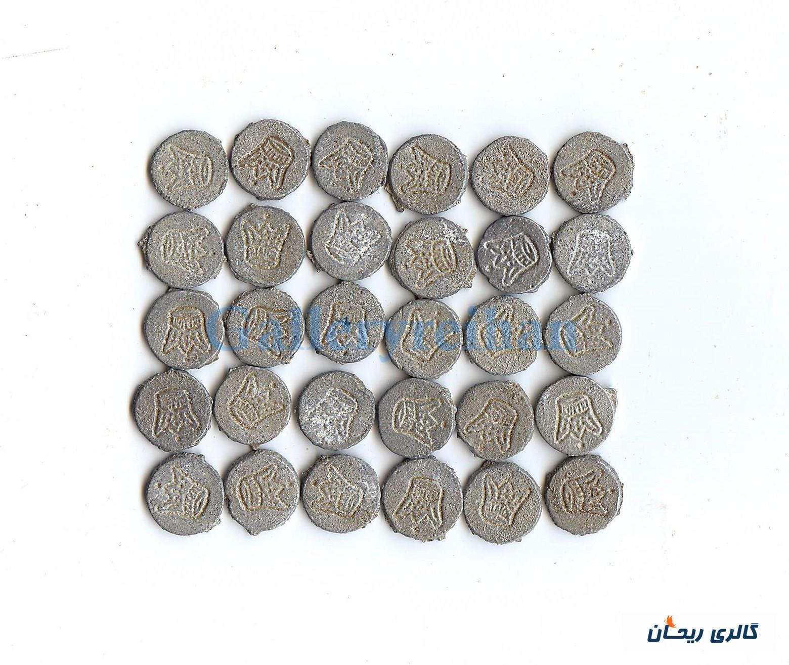 30 عدد ژتون کلکسیونی طرح تاج سبک وزن (کد 17668)