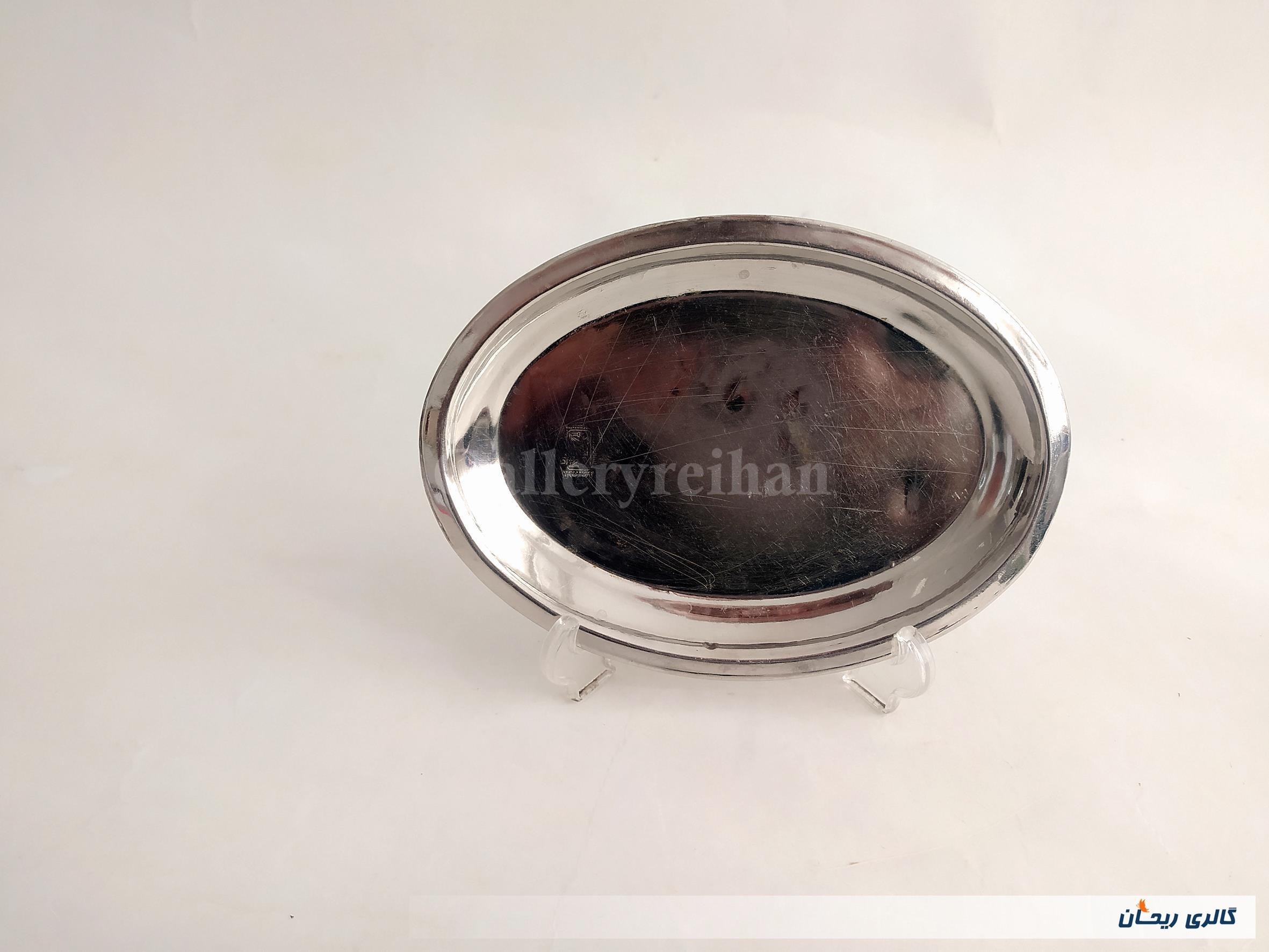 سینی تعارفی یا قند پهلو برنجی روسی قدیمی (کد48514)