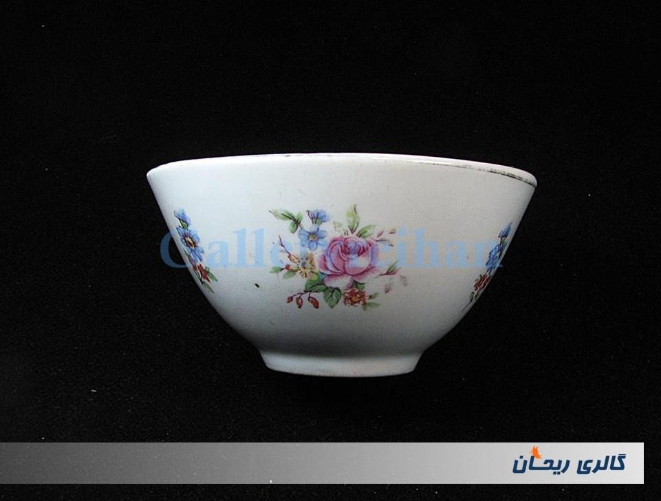 کاسه روسی بسیار قدیمی و زیبا طرح گل (کد1009)