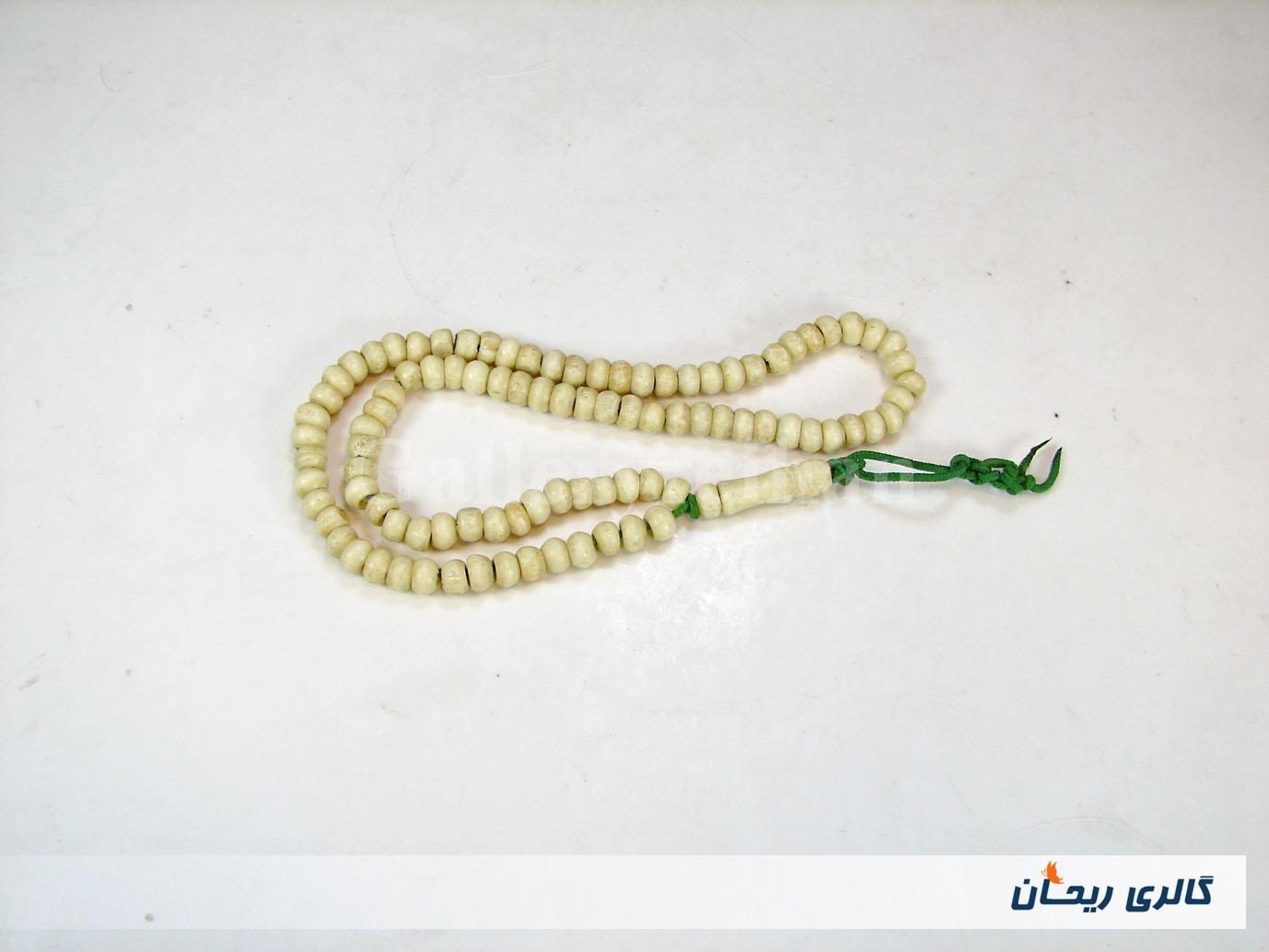 تسبیح کلکسیونی قدیمی دست ساز استخوان (کد12094)