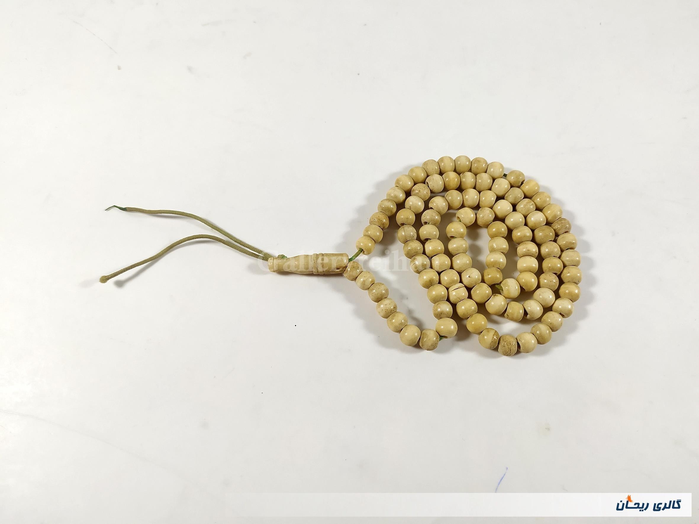 تسبیح کلکسیونی قدیمی دست ساز استخوان (کد27047)