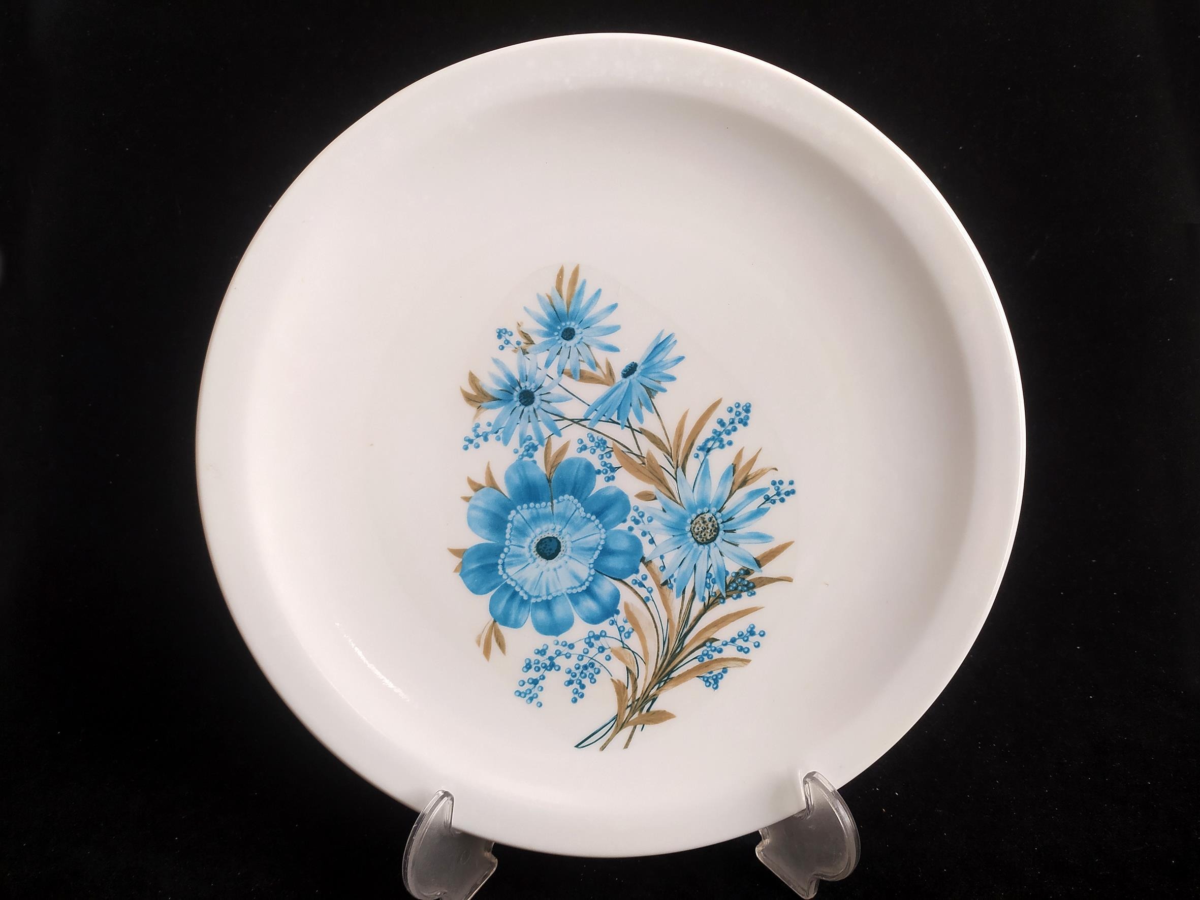 دیس قدیمی ملامین طرح گل زیبا (کد46016)