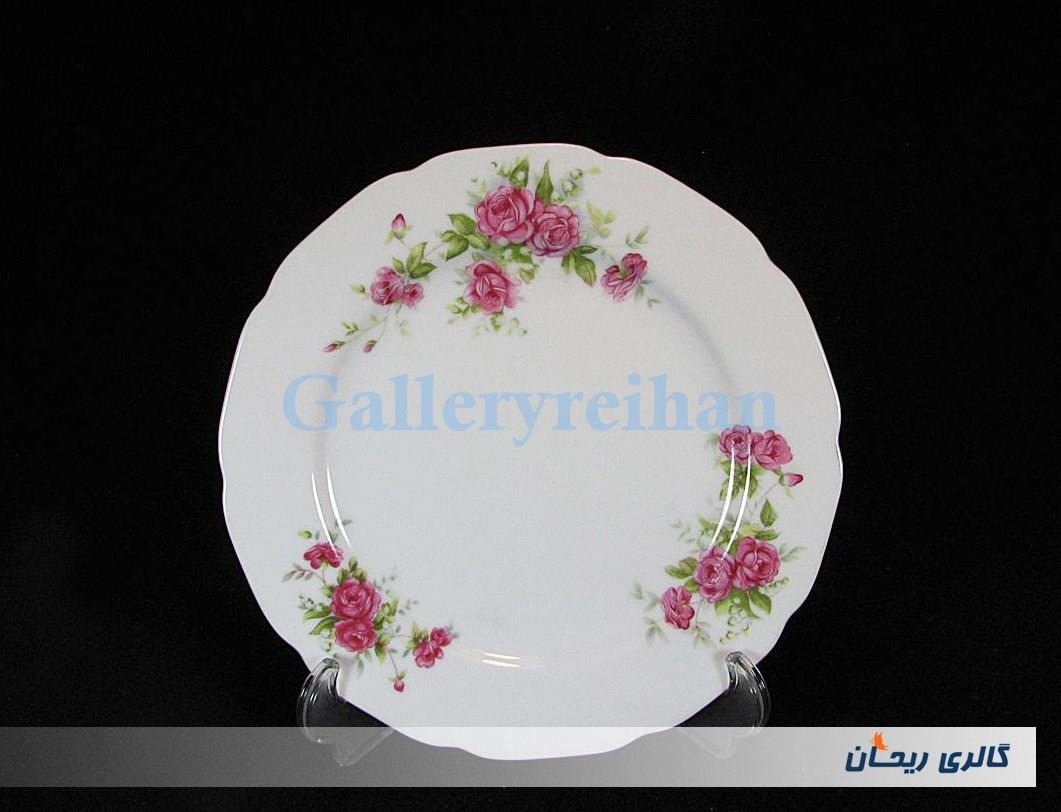 دیوارکوب چینی گل سرخی قدیمی (کد4119)