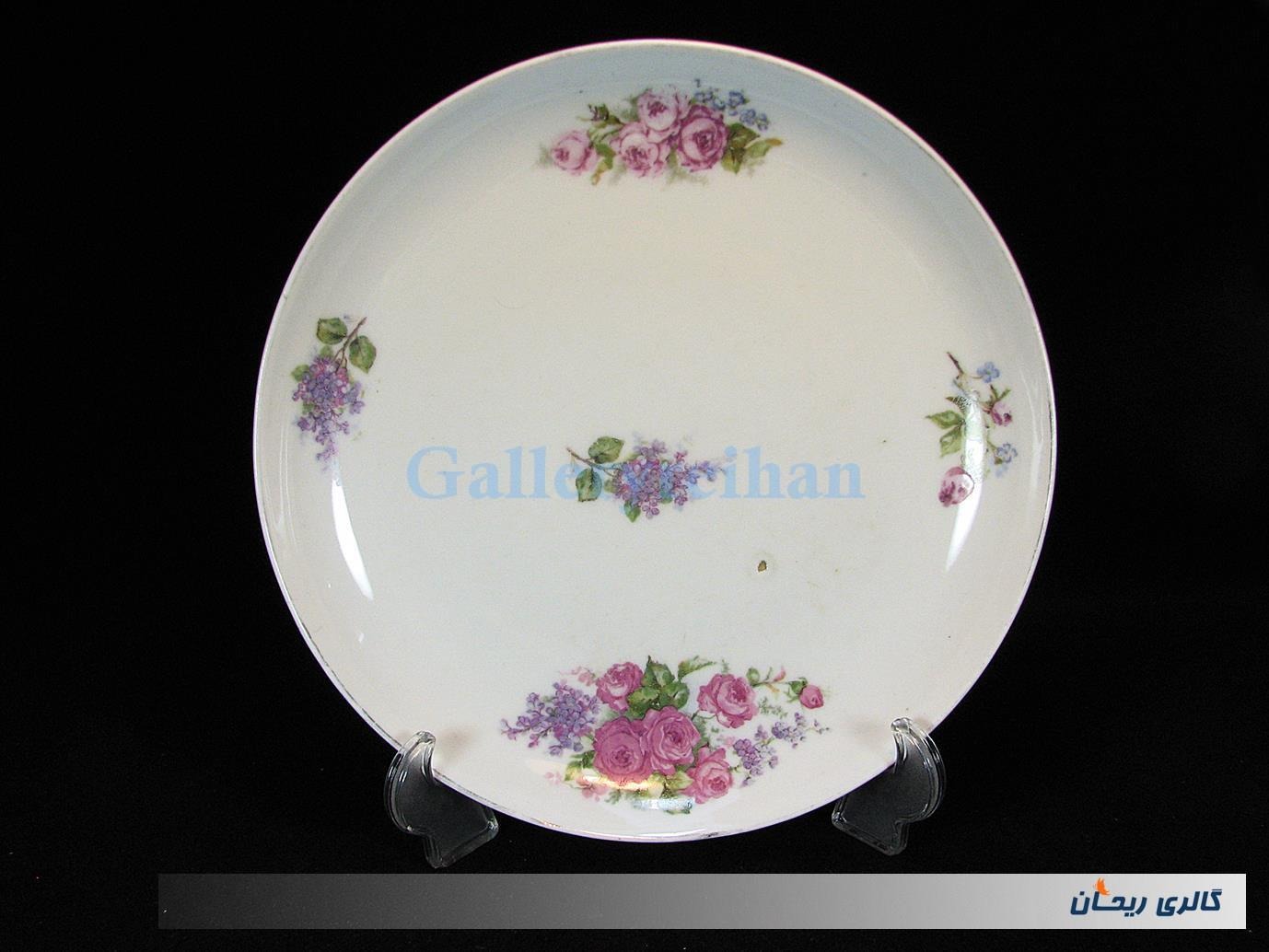 دیوارکوب چینی گل سرخی قدیمی (کد4093)