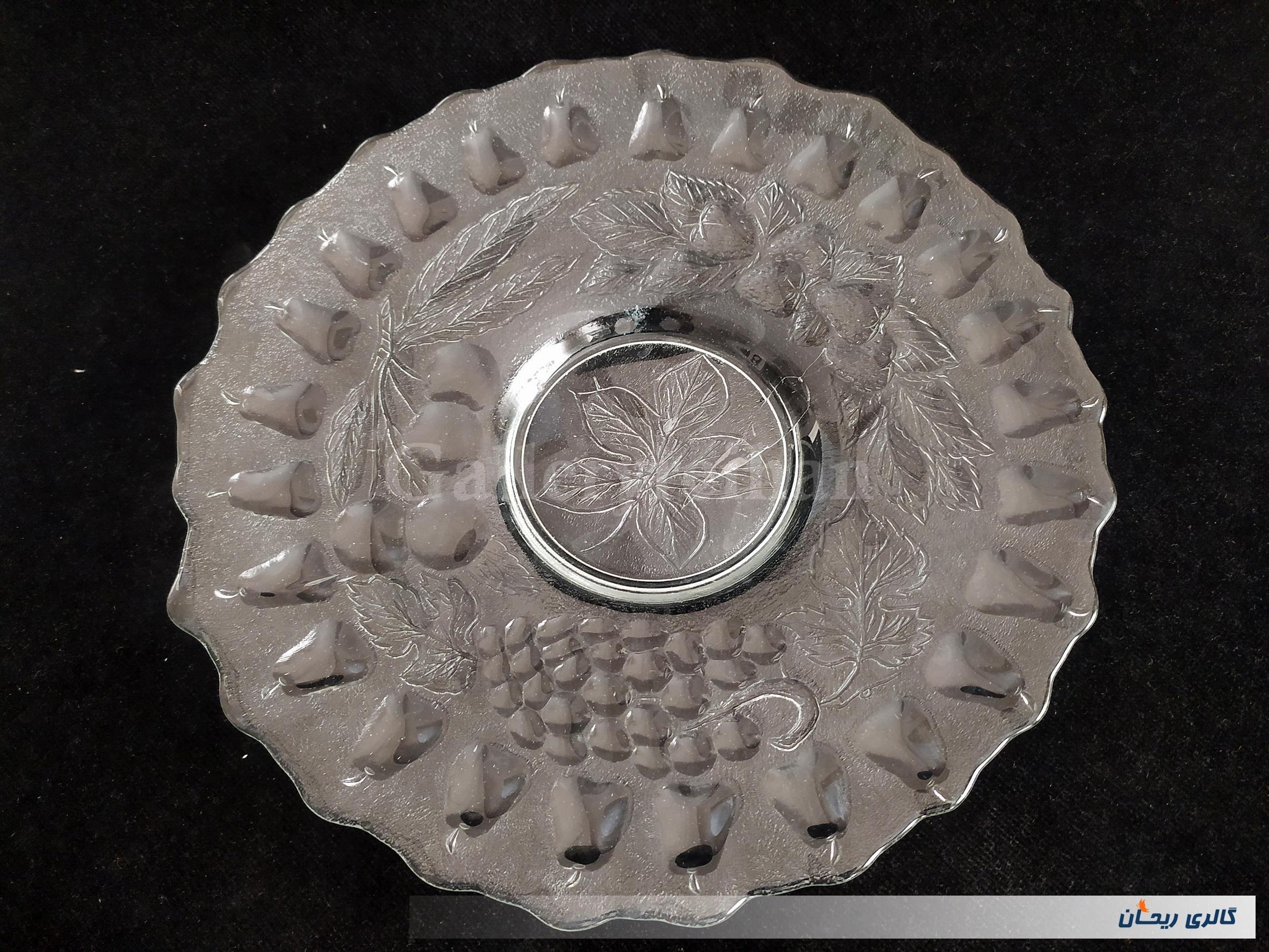 دیس میوه خوری قدیمی و زیبا طرح میوه (کد46735)