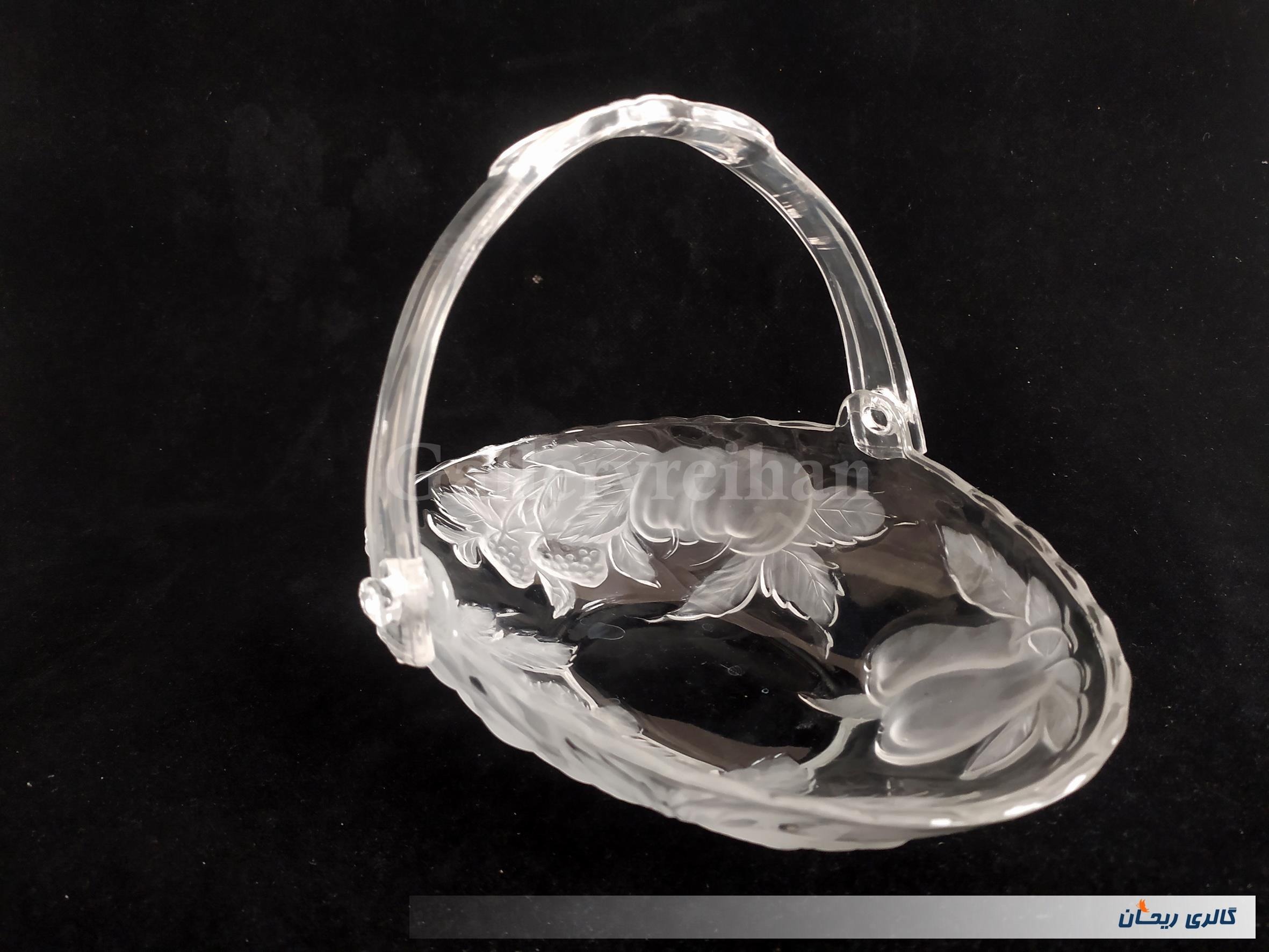 کشکول قدیمی دسته دار آجیل خوری طرح میوه (کد47082)