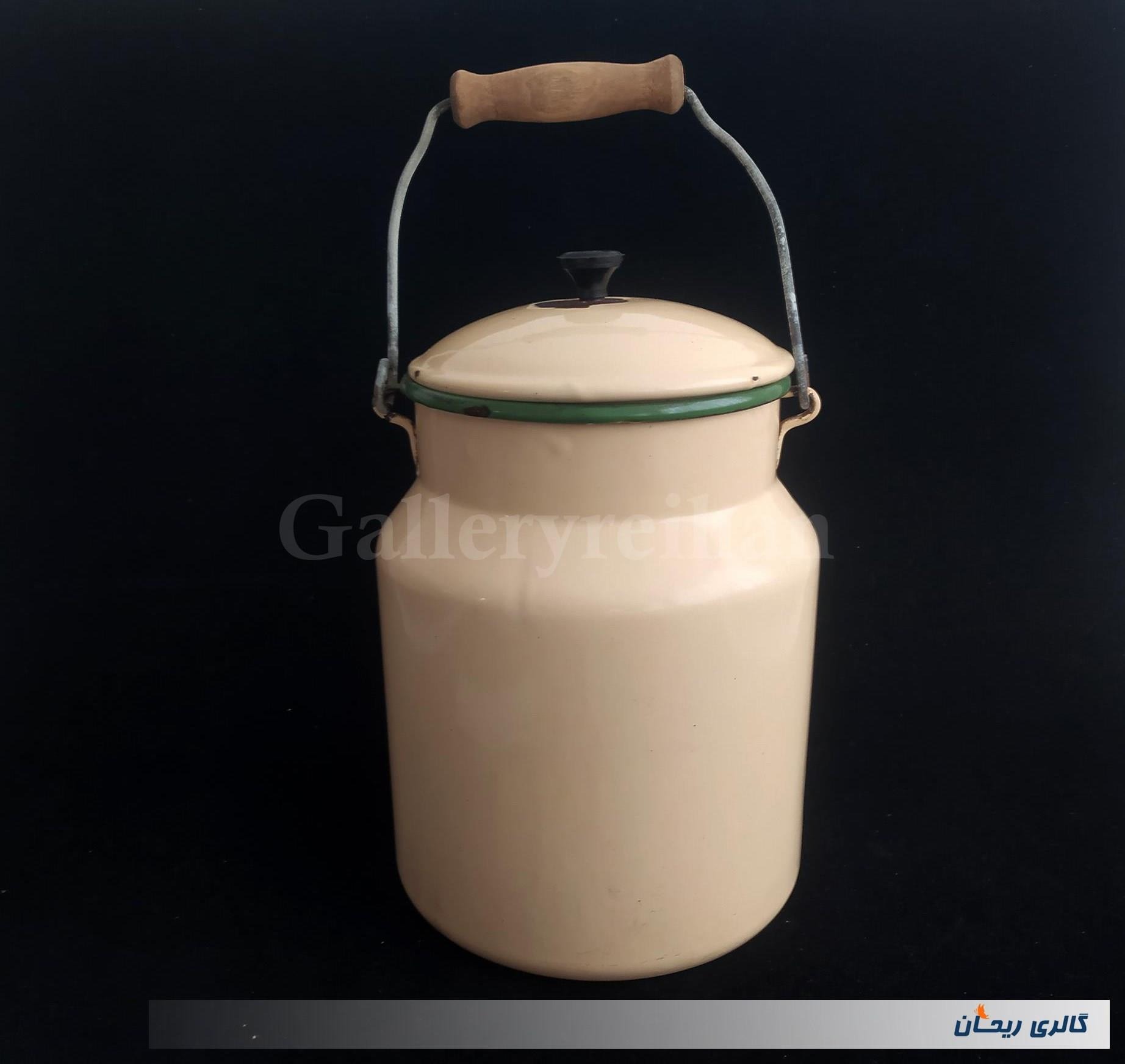 روغن دان یا شیردان قدیمی لعابی (کد49382)