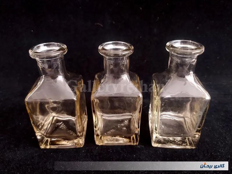 3 عدد شیشه مخصوص نگهداری عطر و مایعات (کد50267)