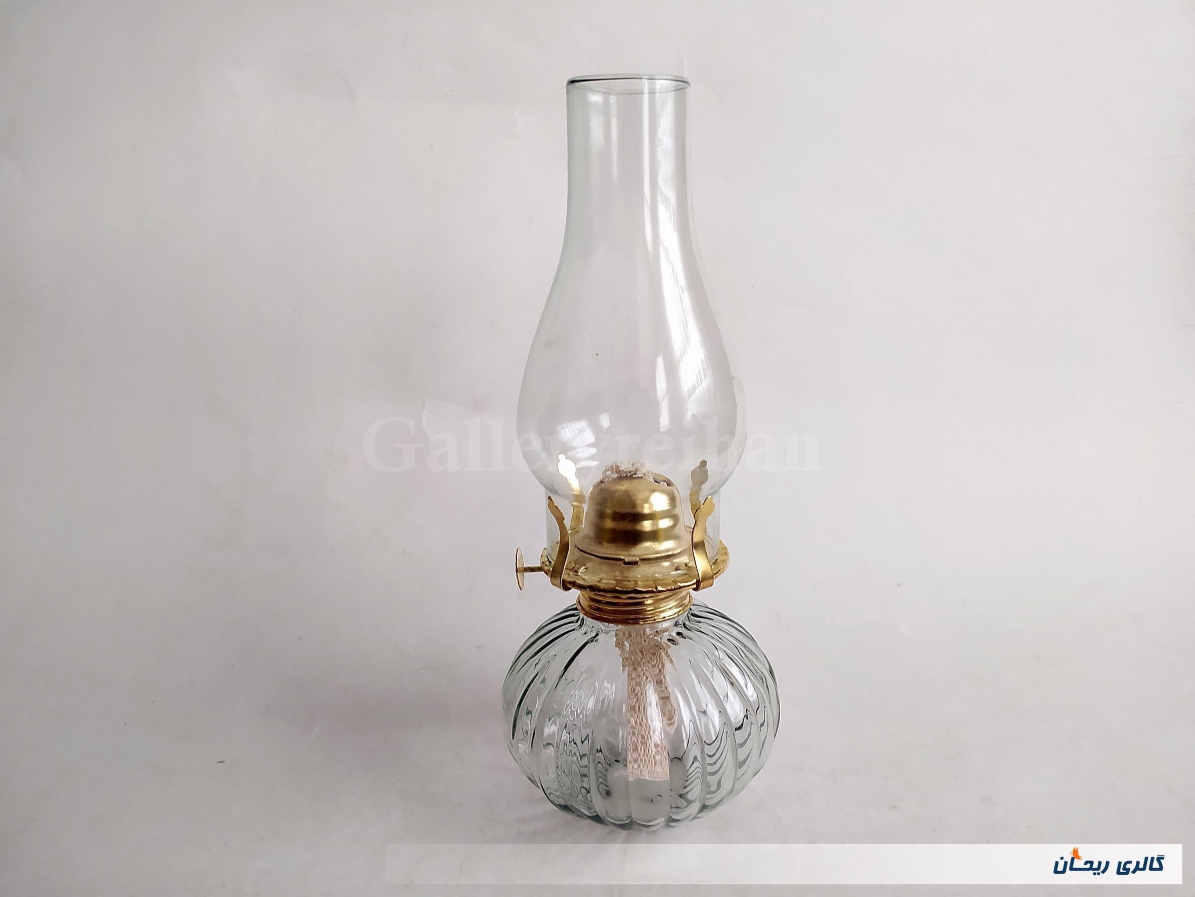 چراغ نفتی زیبا طرح شیاردار (کد47678)