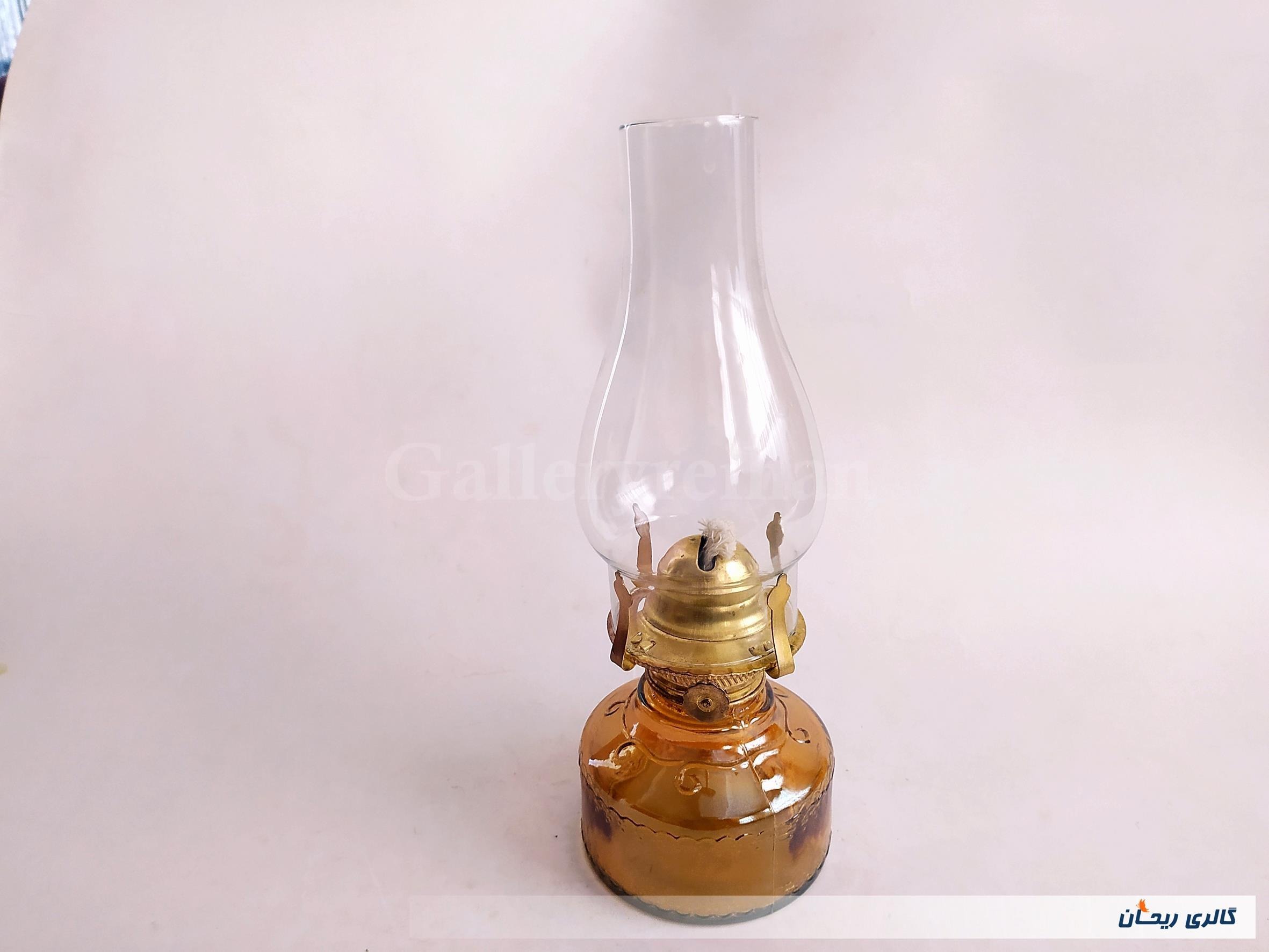چراغ نفتی آجری رنگ زیبا قابل استفاده (کد27428)