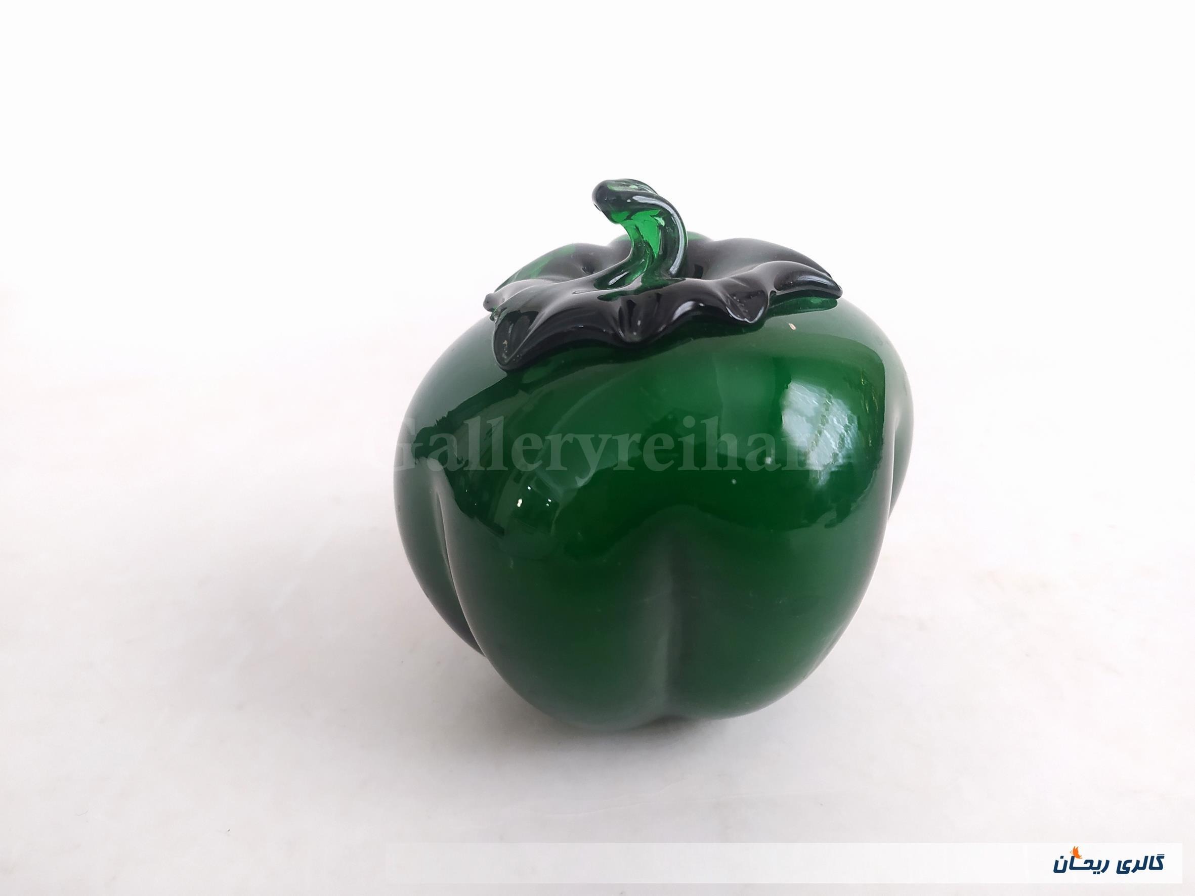 فلفل دلمه شیشه ای دست ساز قدیمی کمیاب (کد44448)