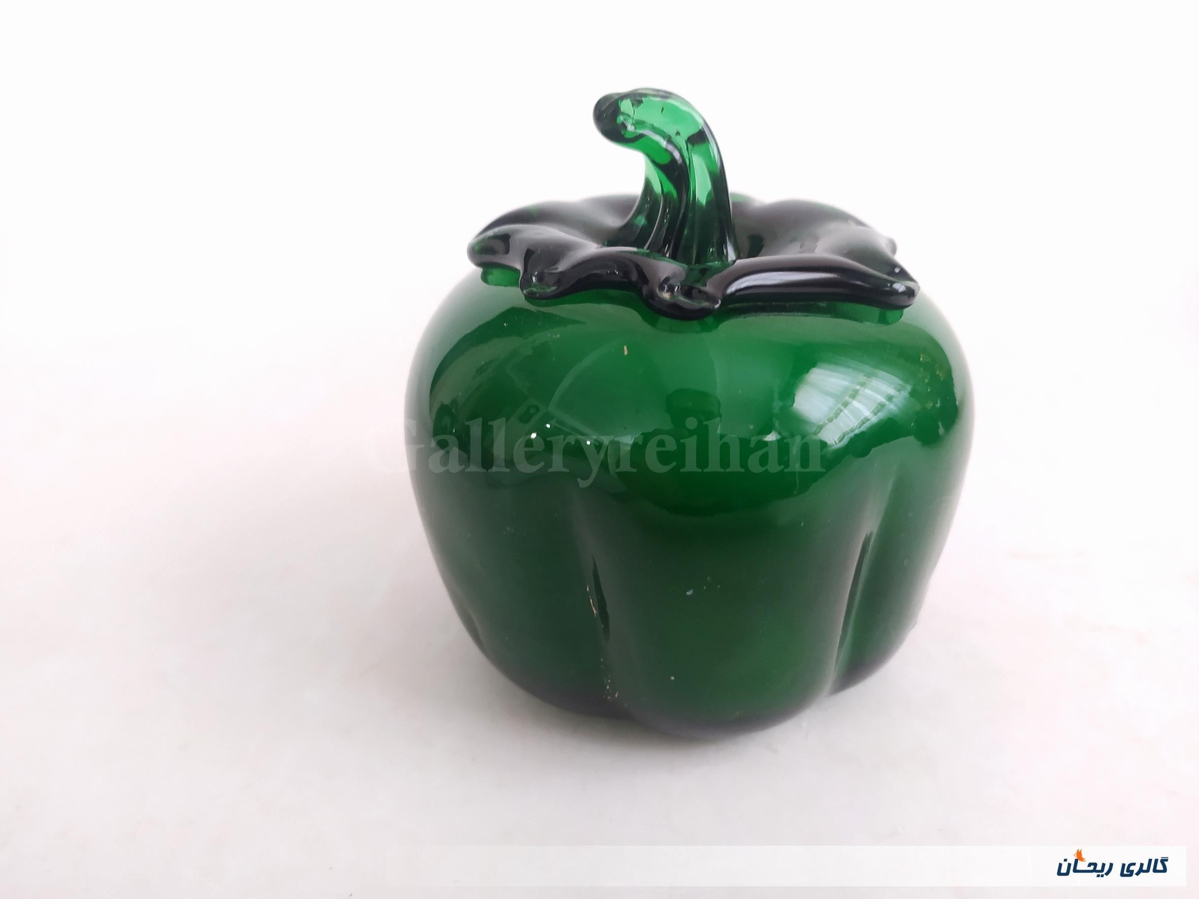 فلفل دلمه شیشه ای دست ساز قدیمی کمیاب (کد44449)