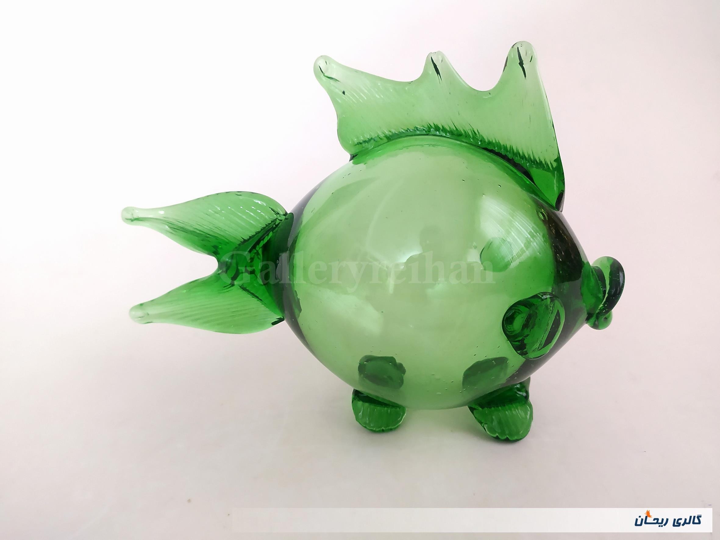 ماهی کمیاب دستساز بسیار زیبا و سبز رنگ (کد44319)