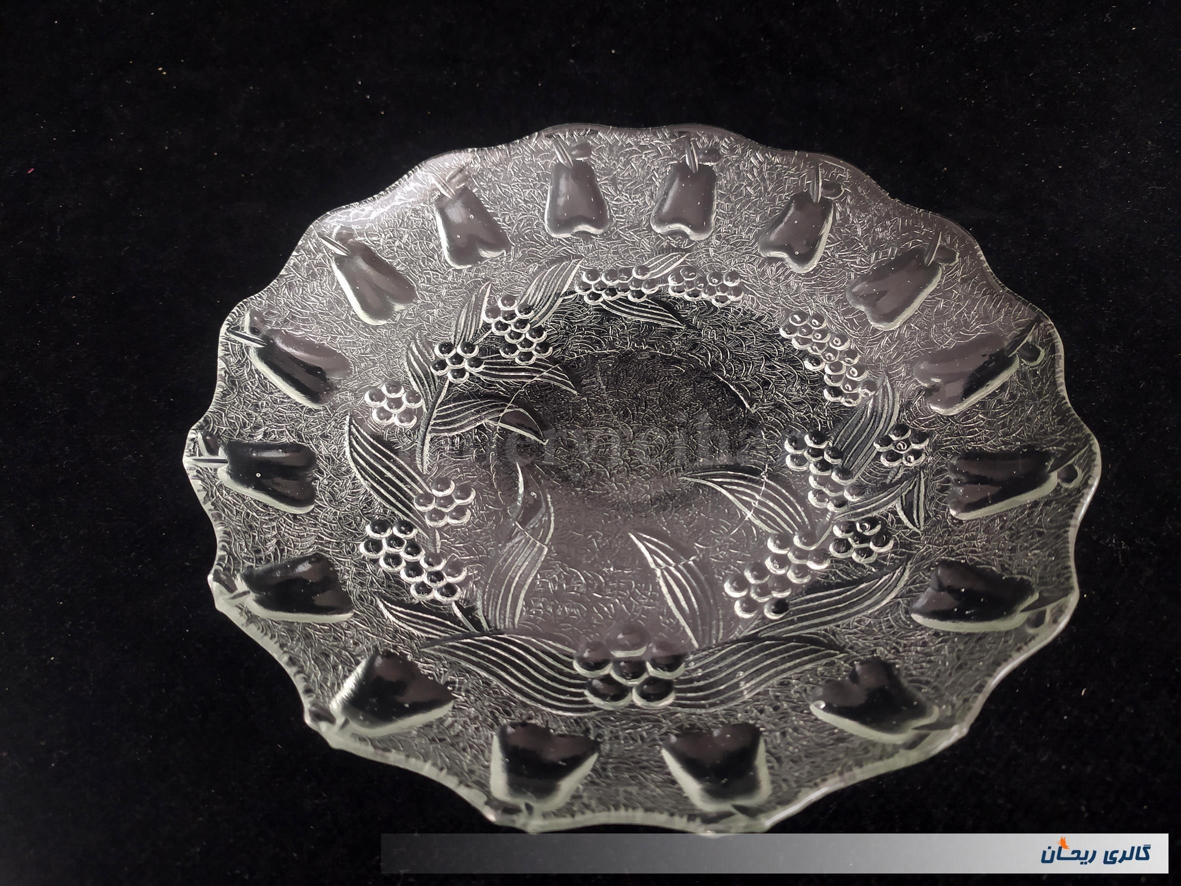 پیش دستی قدیمی زیبا طرح دور گلابی (کد50053)