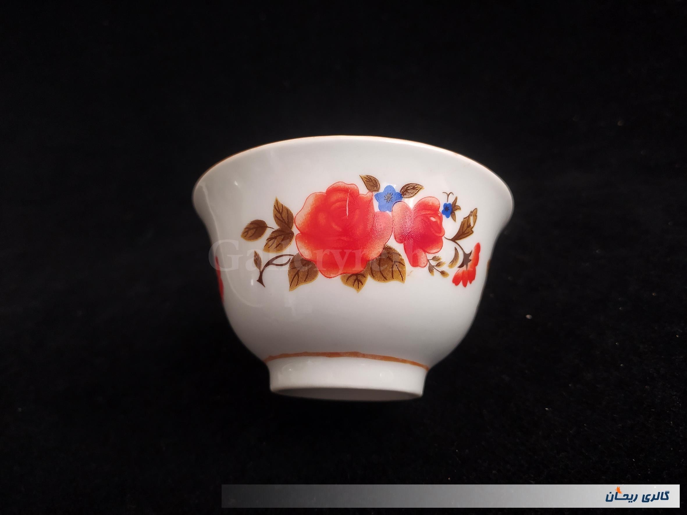 کاسه چینی قدیمی طرح زیبا گل (کد50950)