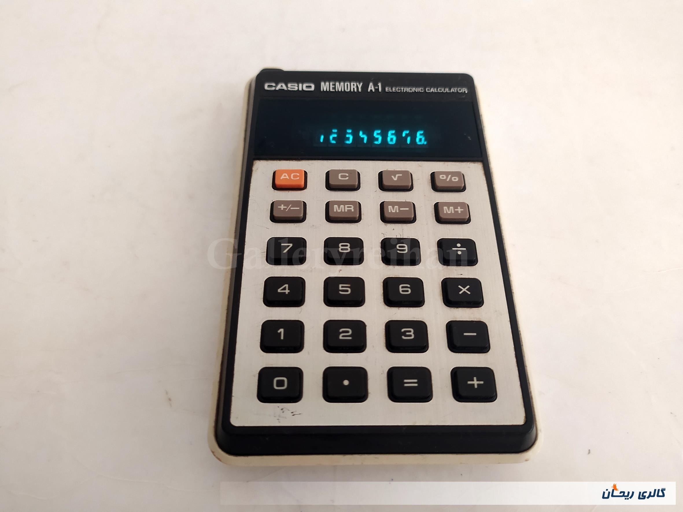 ماشین حساب لامپی کلکسیونیCASIO MEMORY A-1 (ک51332)
