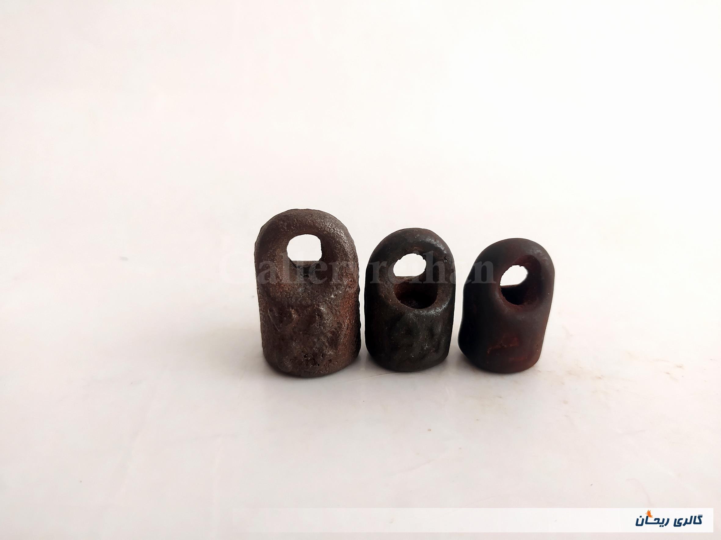 ست 3 عددی وزنه ترازو قدیمی چدنی (کد48787)