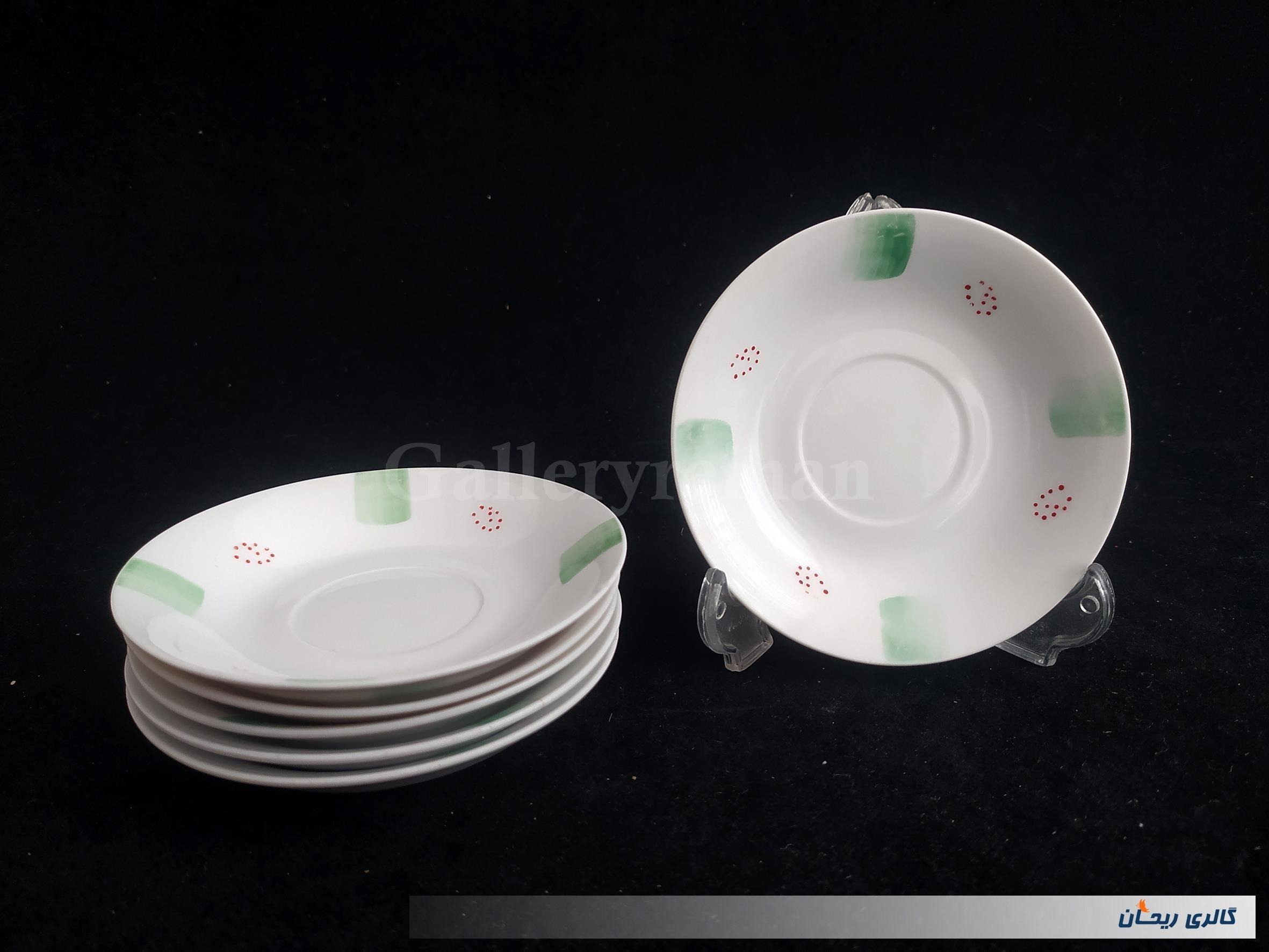 6 عدد نعلبکی قدیمی بسیار زیبا و خاص (کد50869)