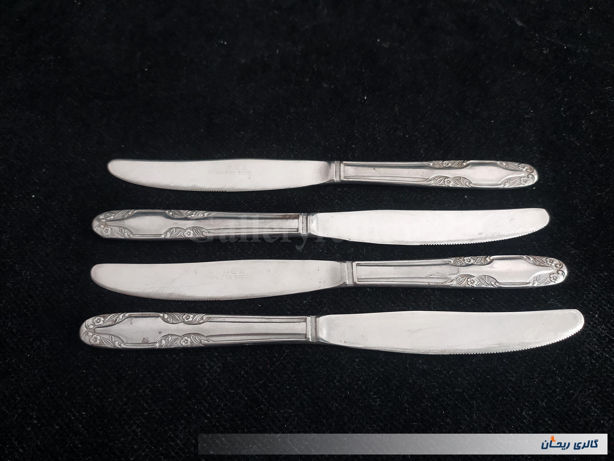 4 عدد چاقوی قدیمی STINLESS طرح زیبا و خاص (51116)