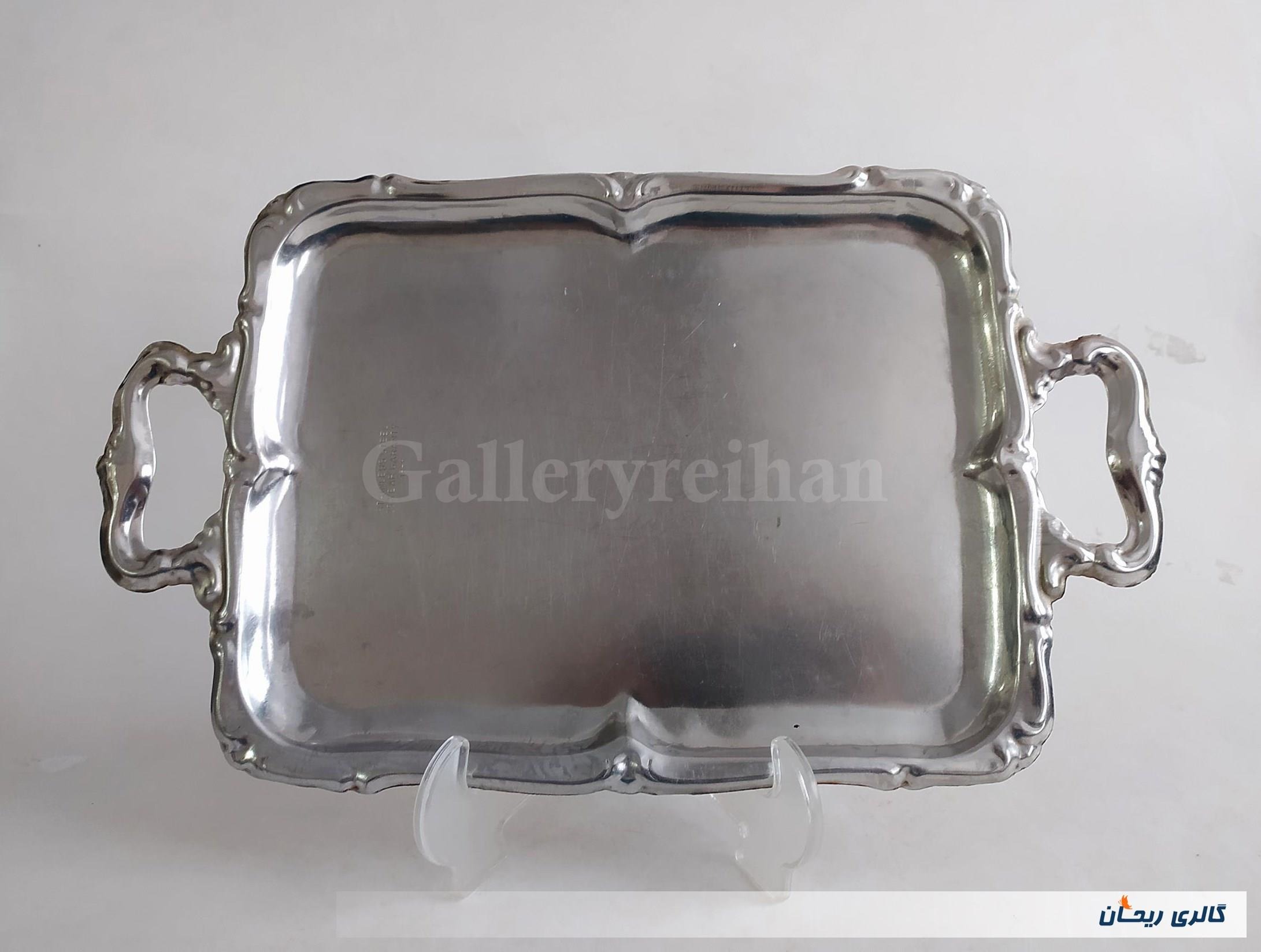 سینی استیل قدیمی زیبا و جذاب (کد45916)
