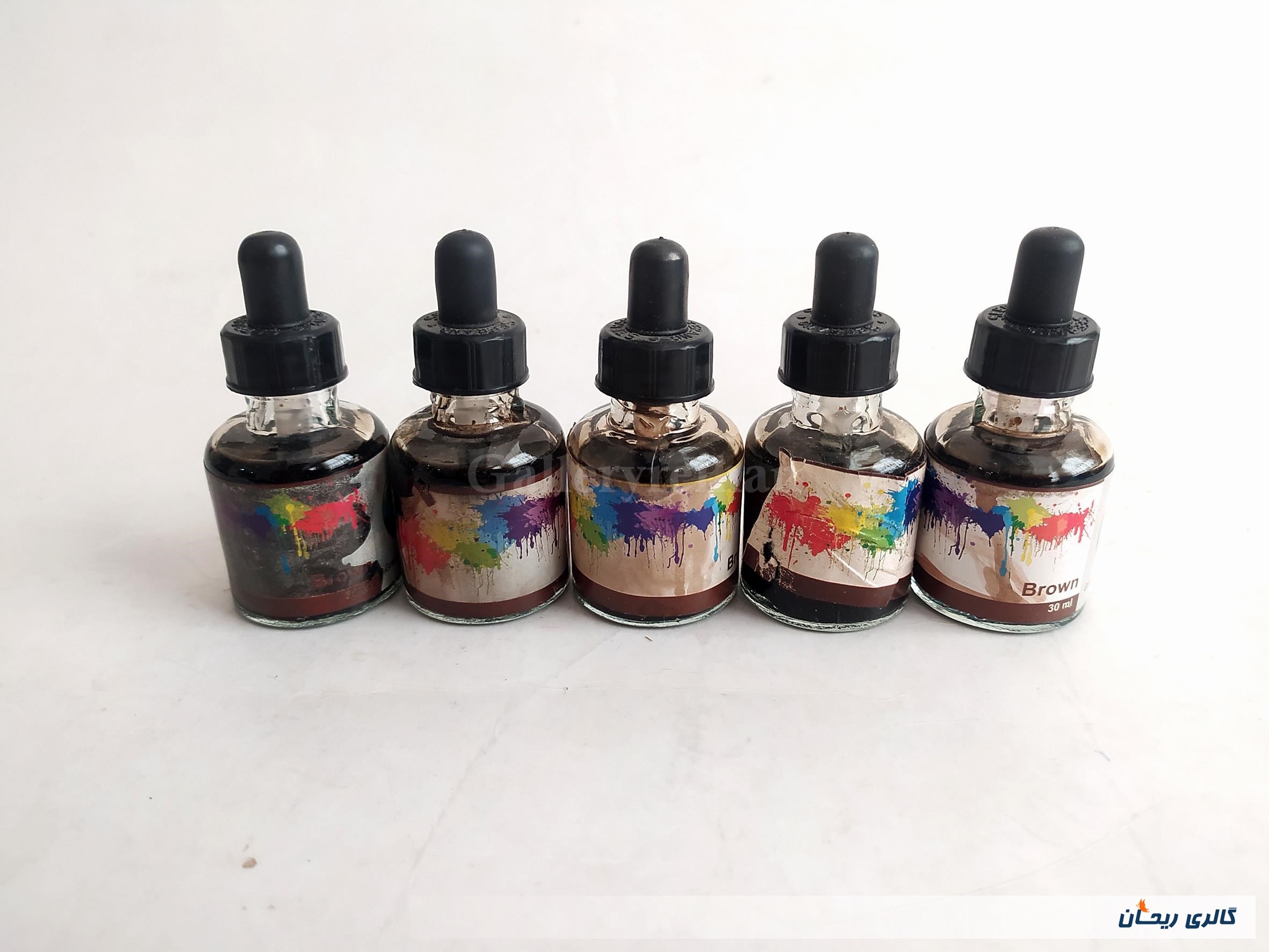 5عدد رنگ اکولین قهوه ای مارک سیرنگ 30ml (کد45751)