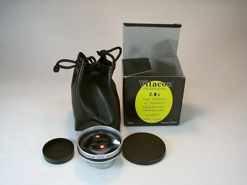 لنز 37MM مبدل تله VITACON SUPER 2X (کد12480)