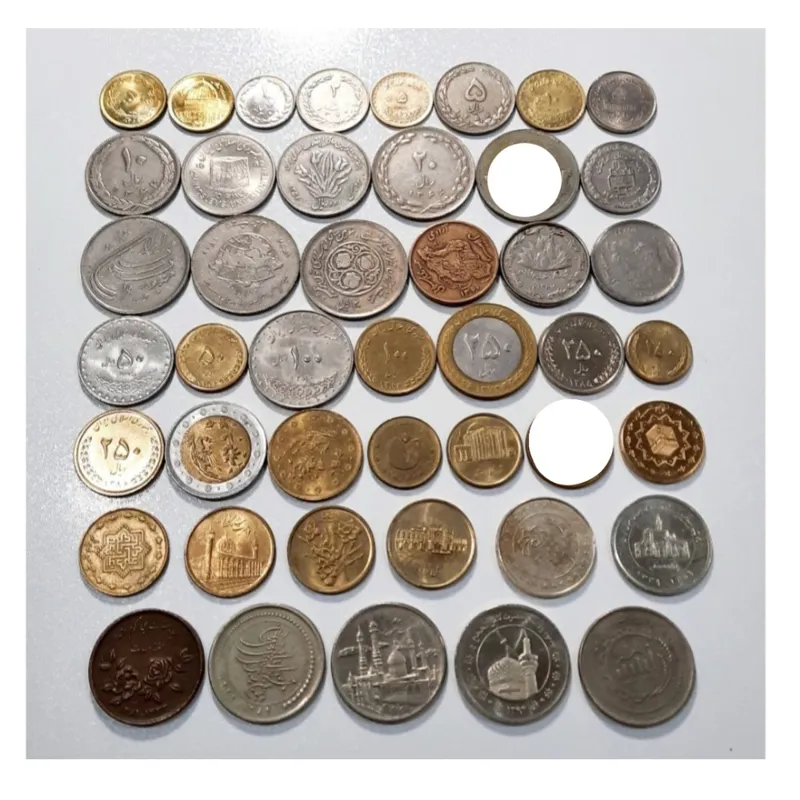 سکه های نمونه جمهوری 43 عدد بدون تکرار