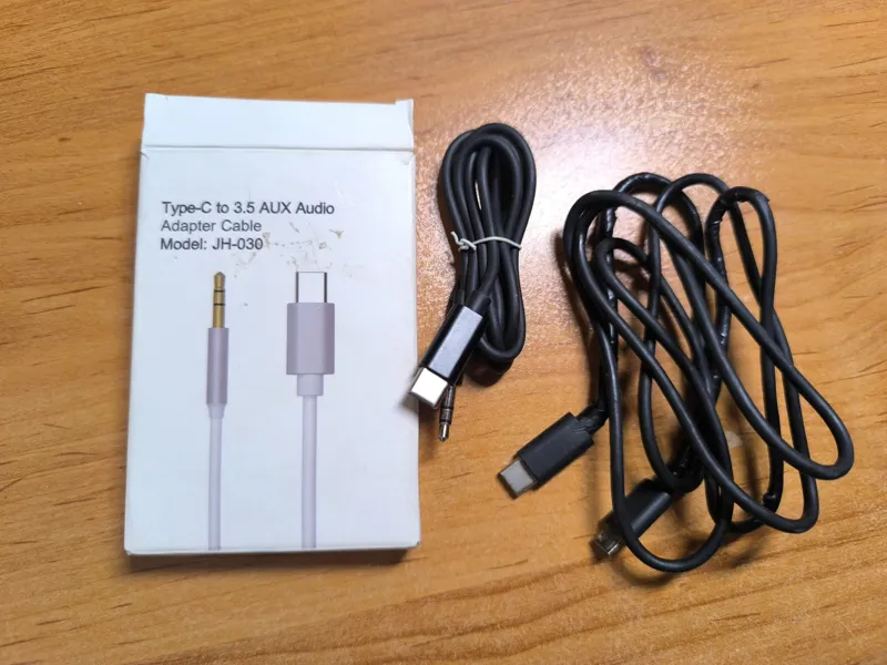 دو عدد کابل تبدیل USB Tayp C به AUX و micro usb