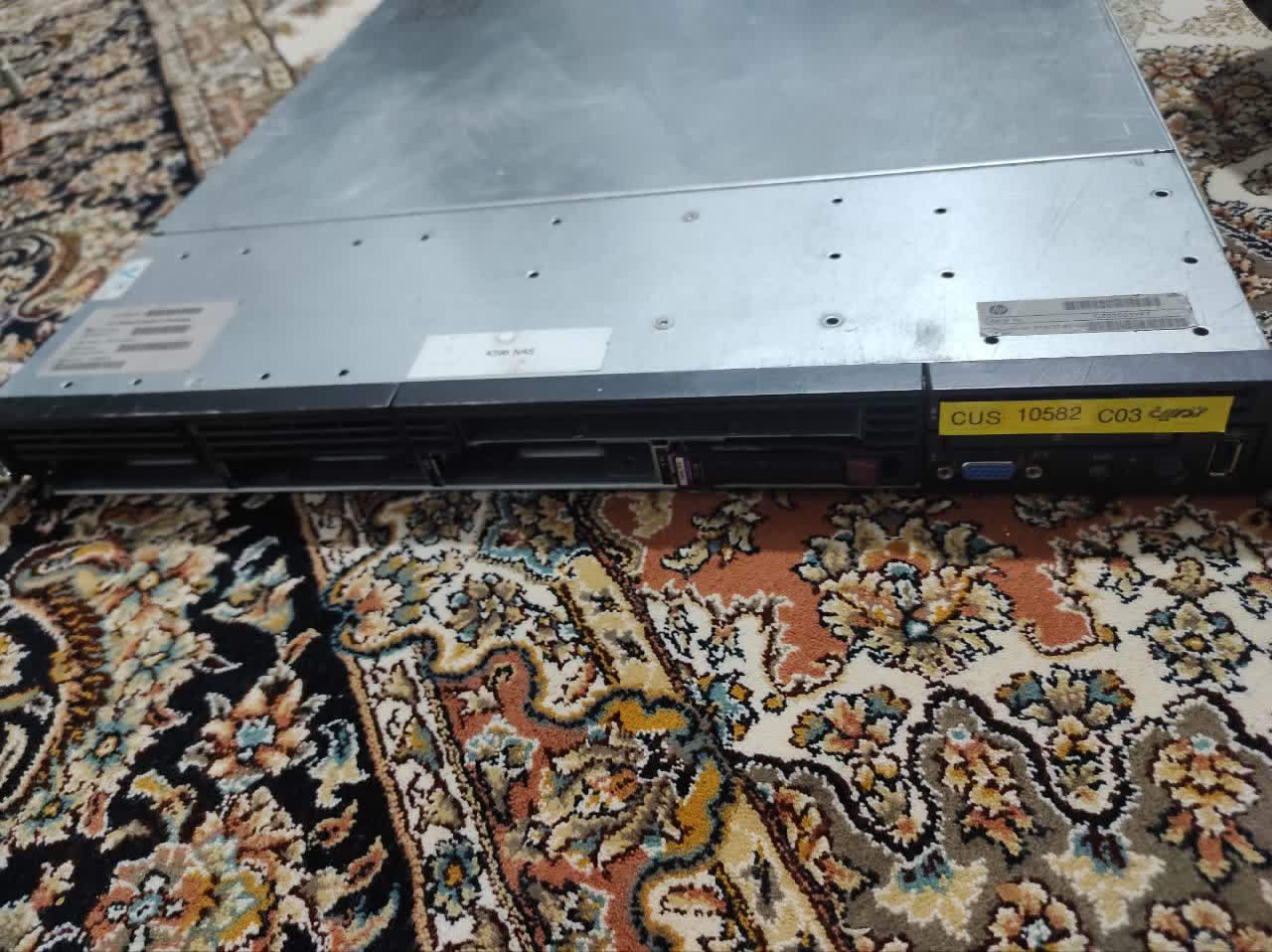 سرور hp g7 dl360 با ریل کیت