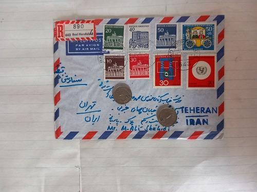 پاکت نامه خارجی قدیمی