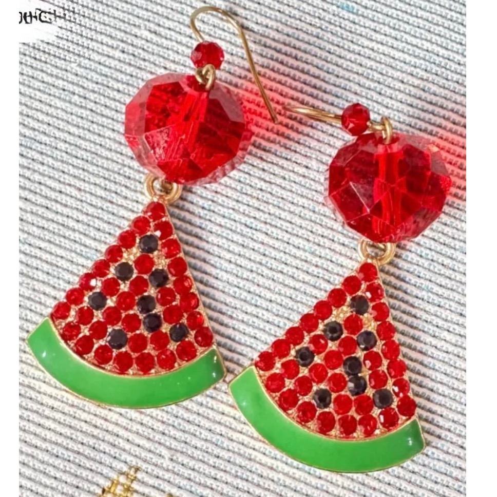گوشواره طرح هندونه