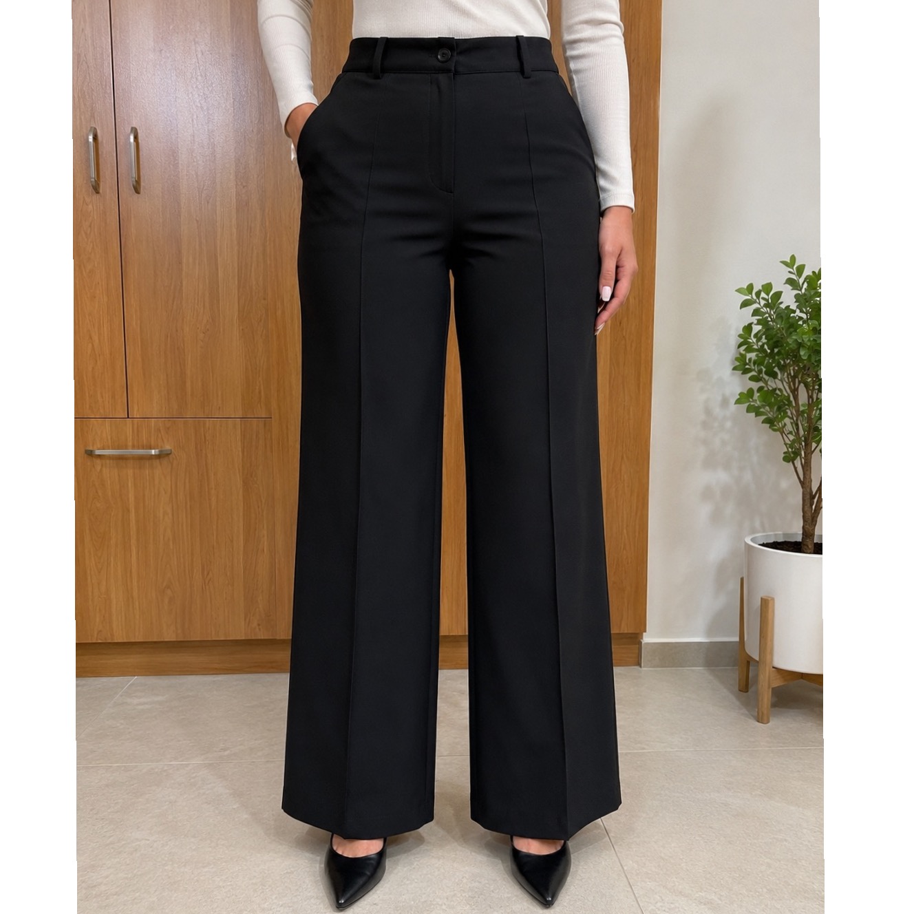 شلوار پارچه ای اتیکت دار