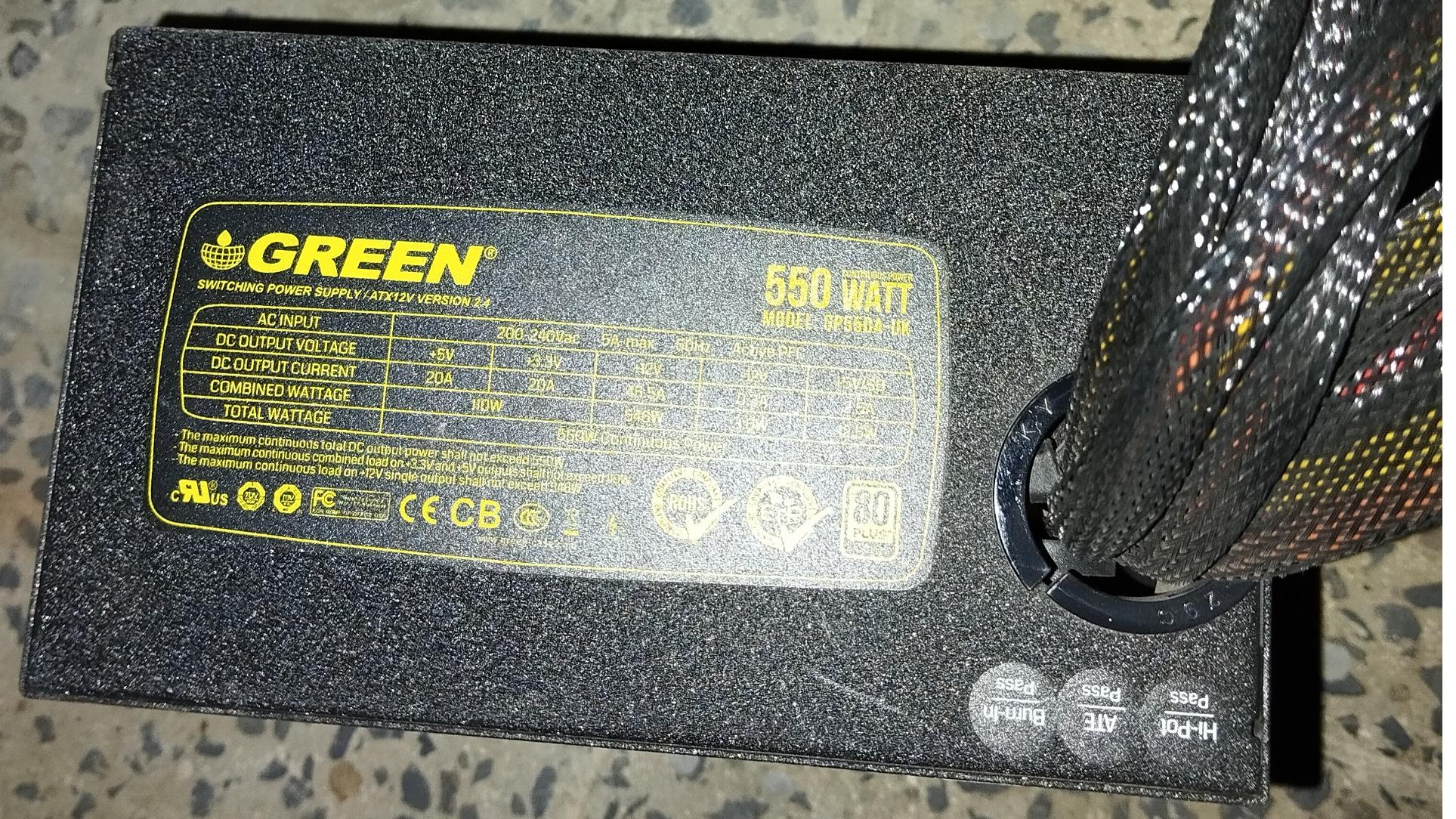 پاور Green 550 WATT