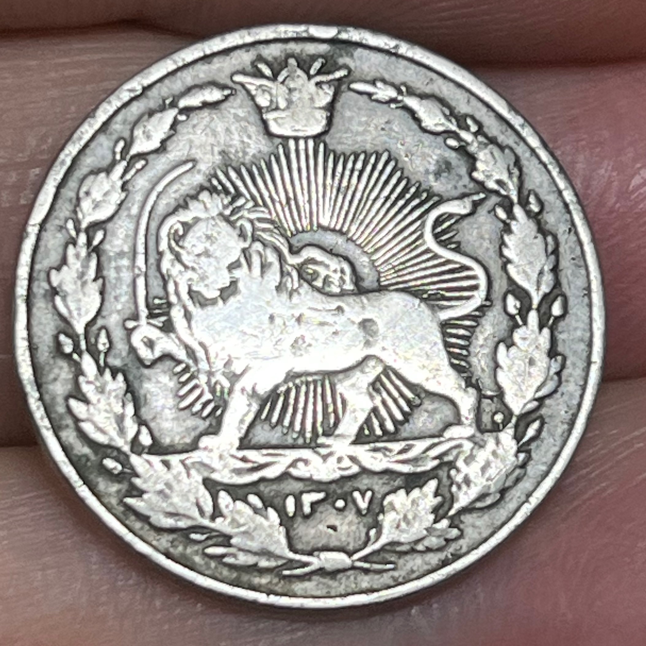 100 دینار 1307 با کیفیت