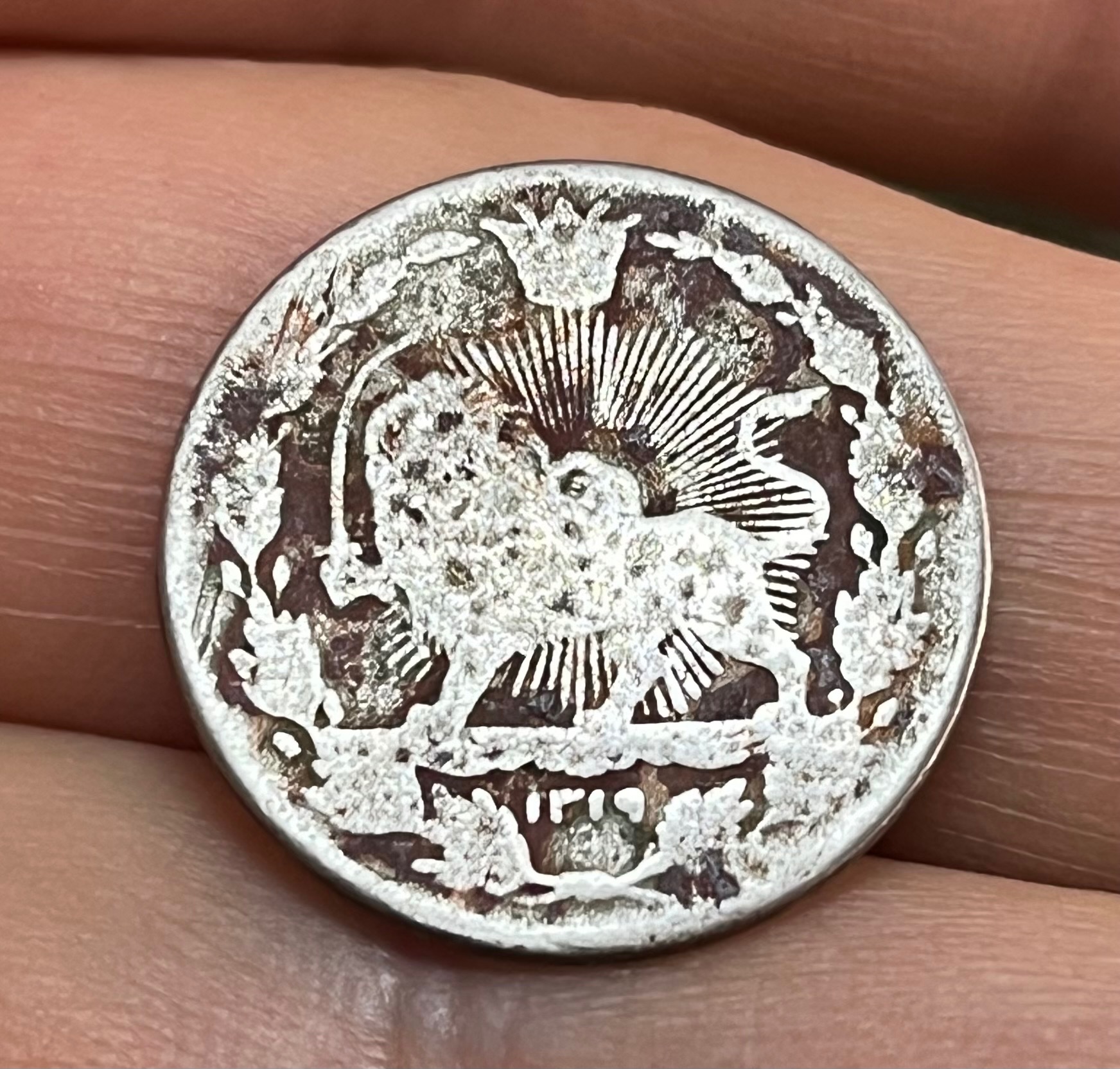 100 دینار مظفرالدین شاه 1319