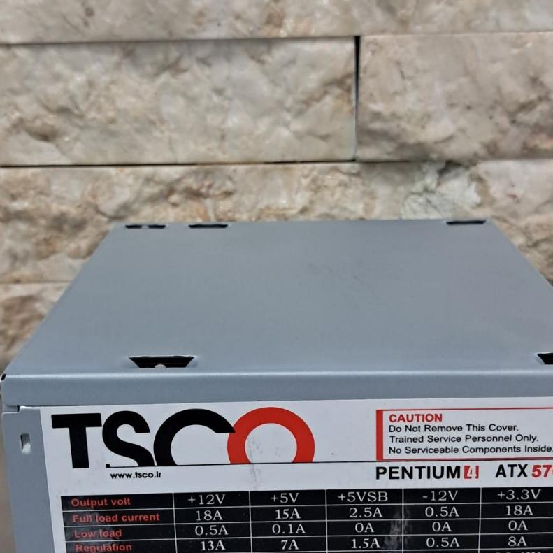 پاور کامپیوتر تسکو مدل TP 570W توان 230 وات