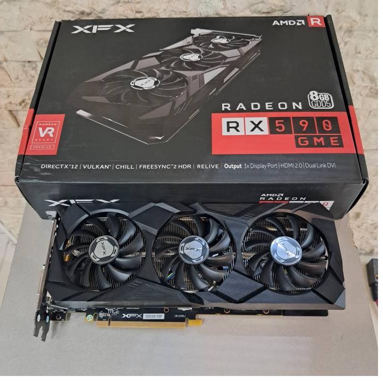 کارت گرافیک مدل Radeon RX 590 GME 3F 8GB