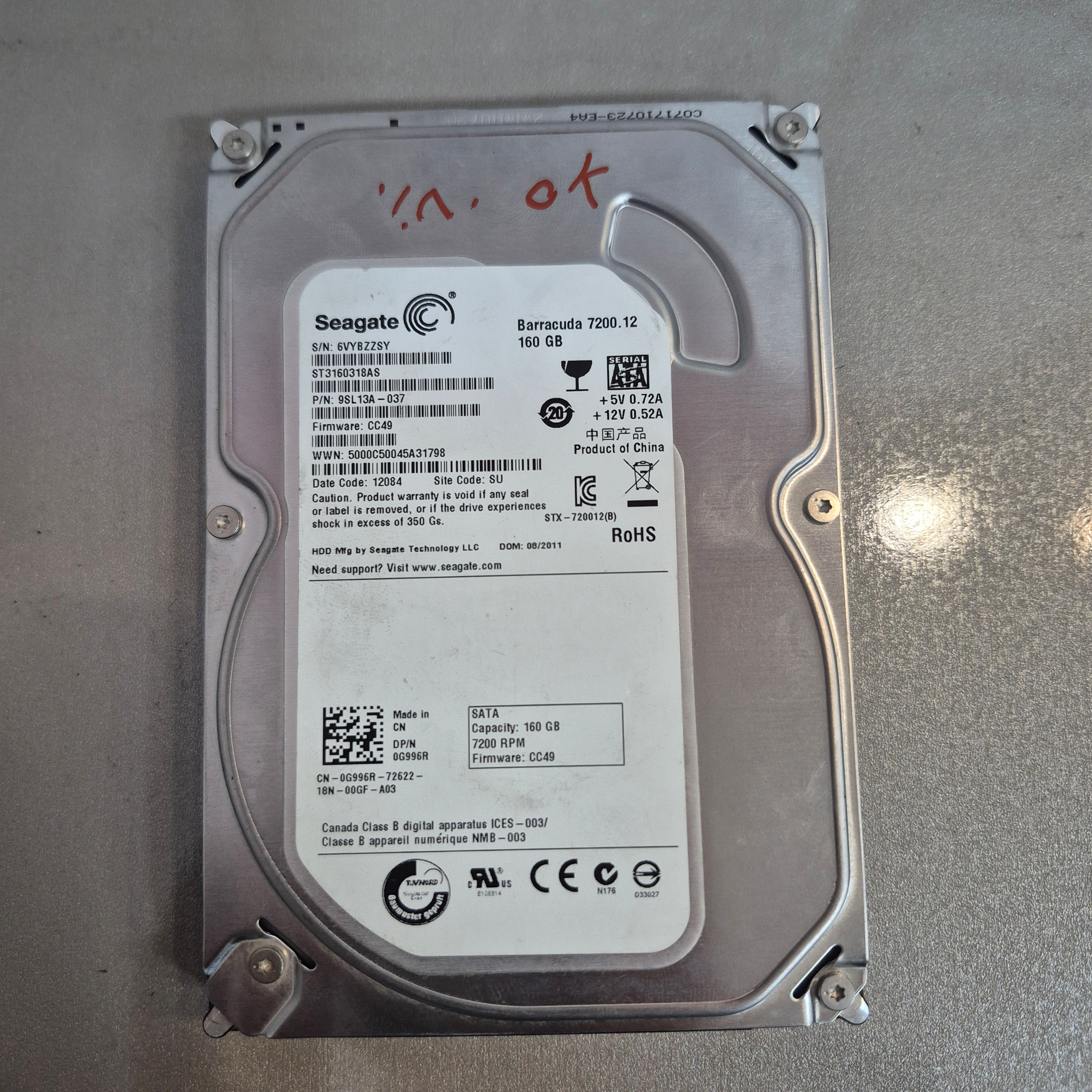 هارد seagate 160