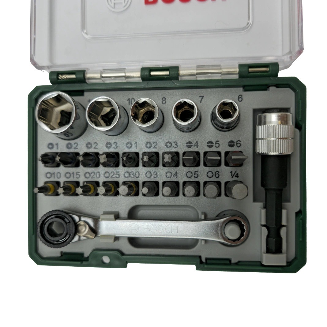 ست نوک پیچ گوشتی و بوکس 27 عددی BOSCH