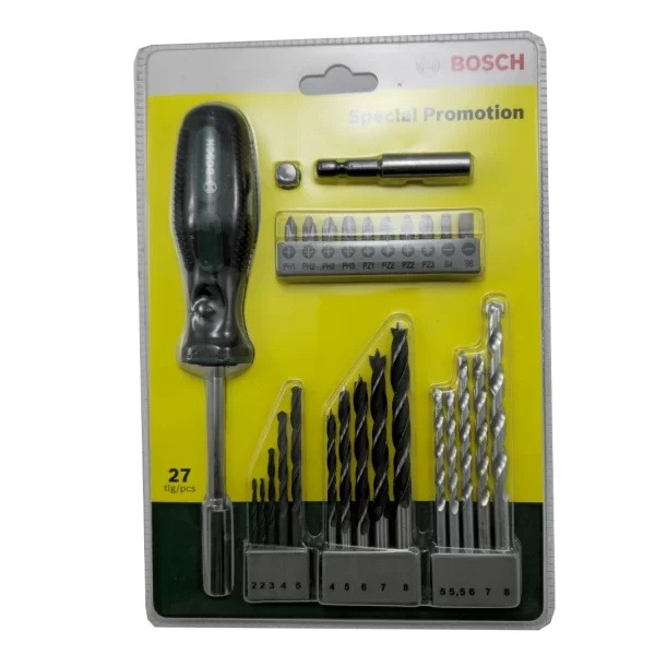 ست مته و نوک پیچ گوشتی 27 عددی BOSCH