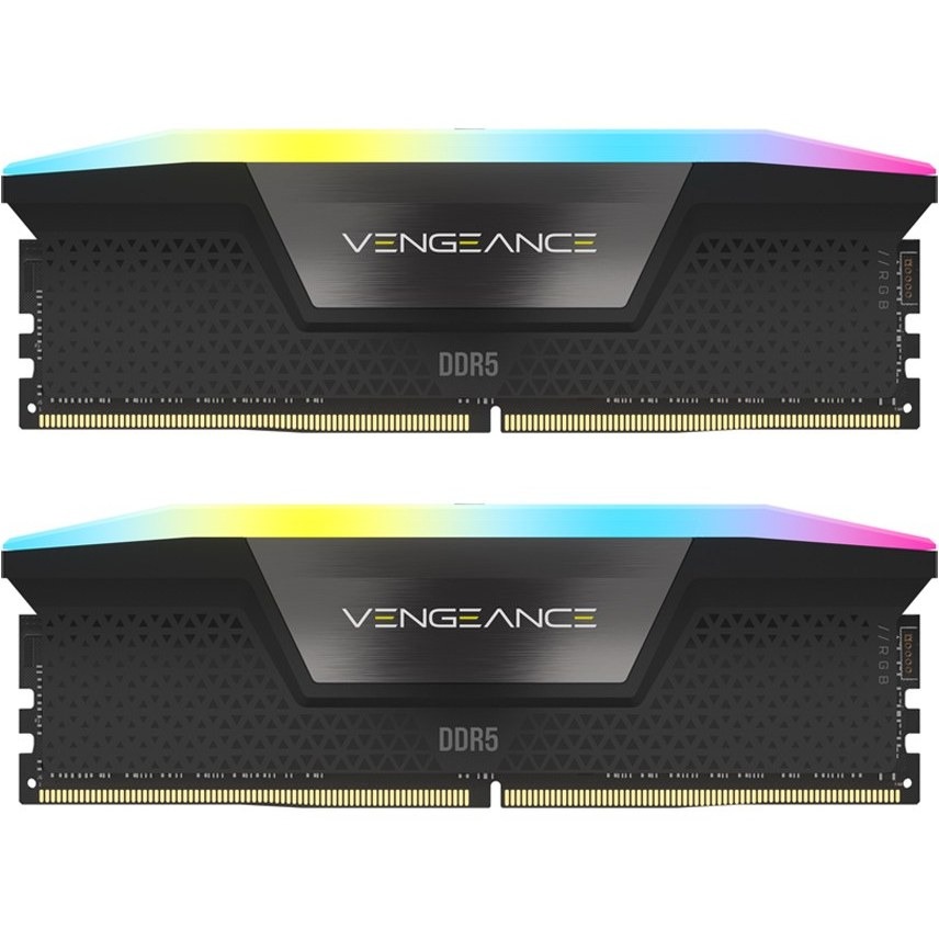 RGB کورسیر 32گیگ دو کاناله 5200mhz DDR5 CL40