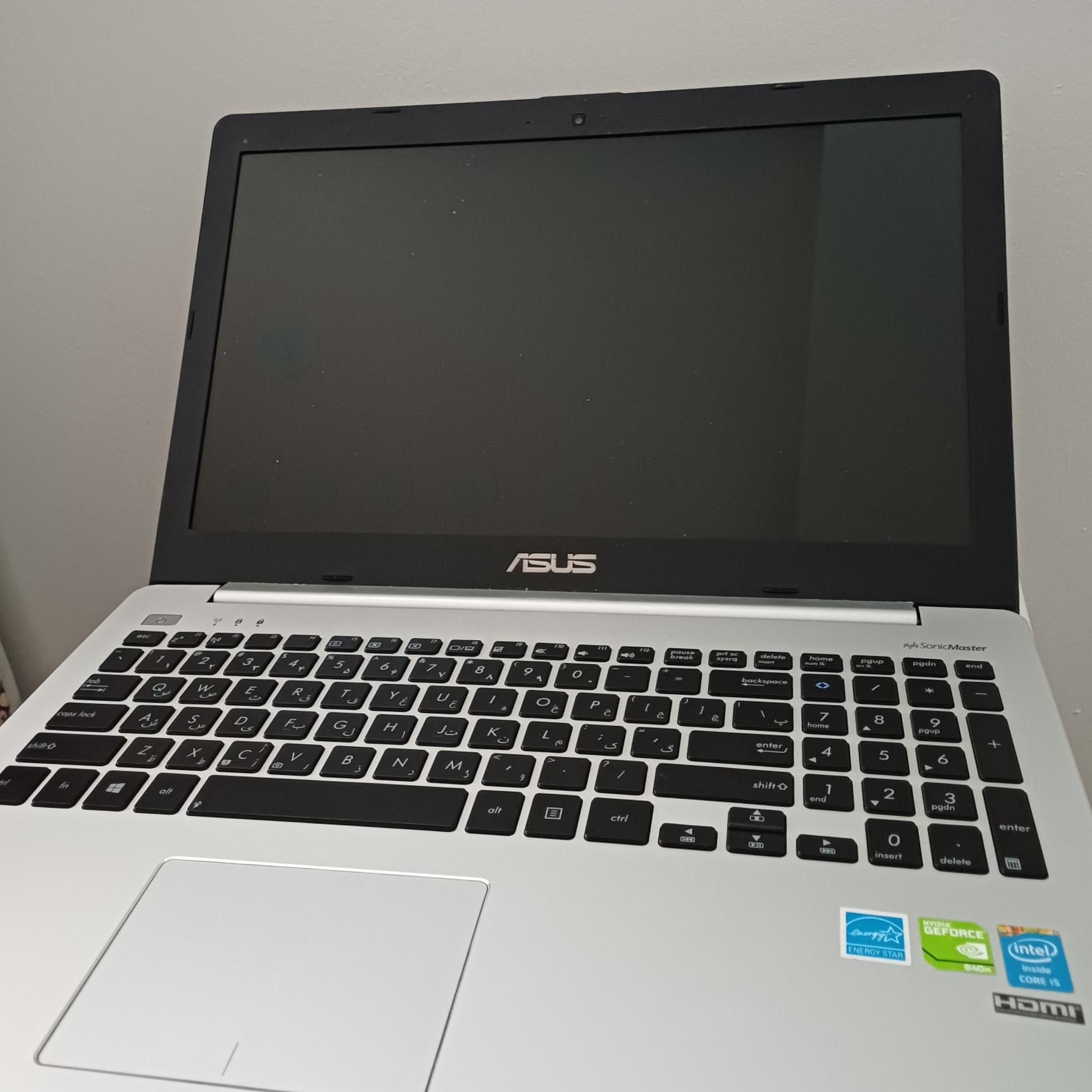 لپ تاپ ایسوس مدل k551L معیوب