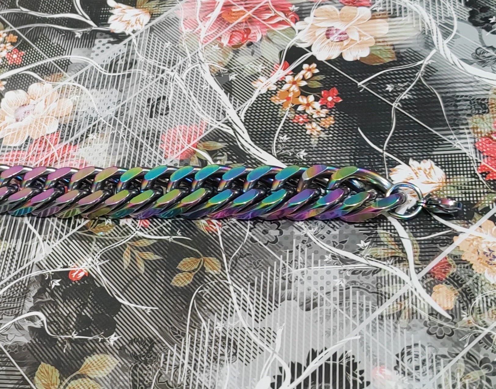 دستبند استیل کارتیر هفت رنگ مردانه درشت