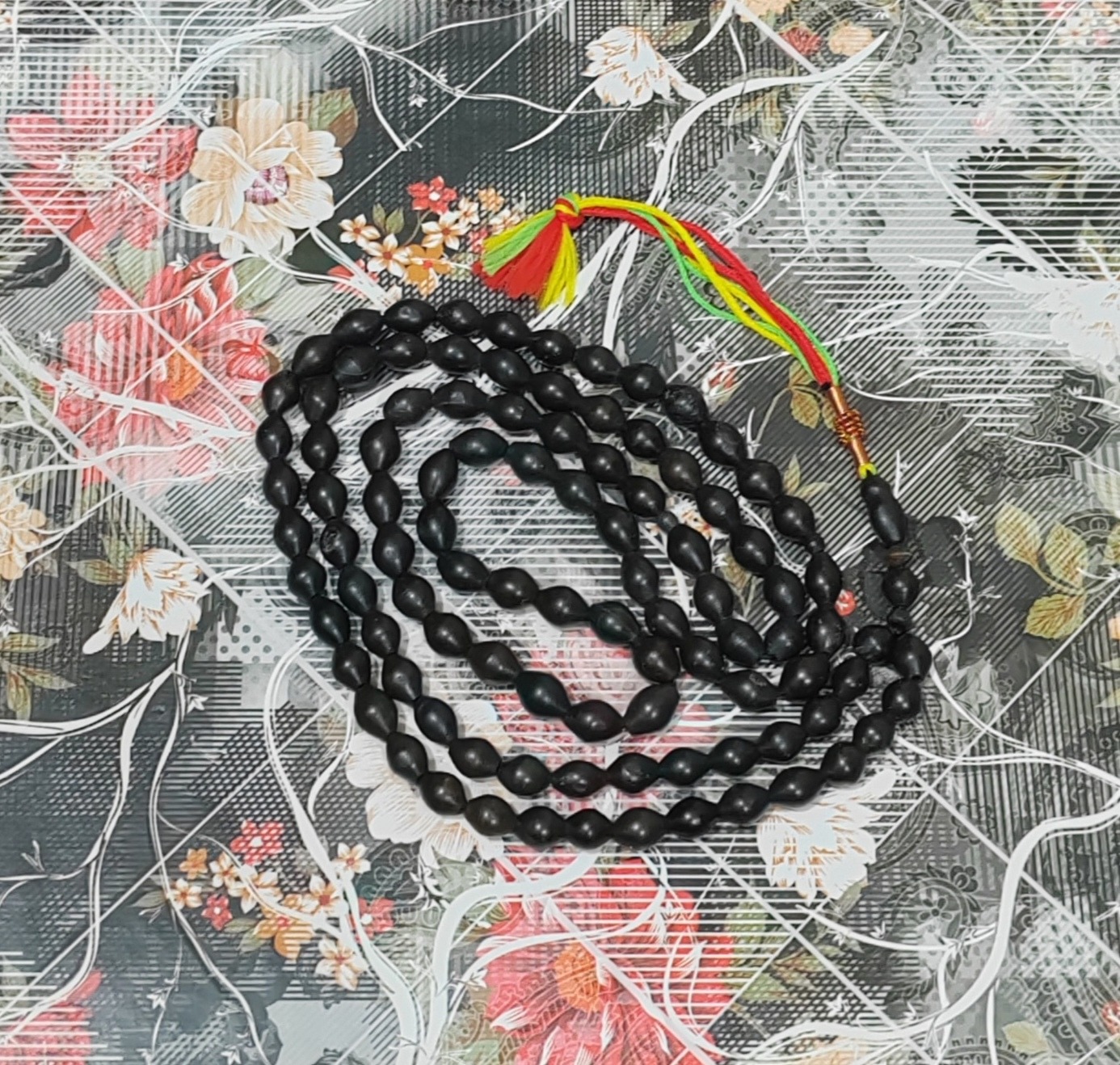 تسبیح سنگ شاه مقصود جلال آباد مشکی کلکسیونی